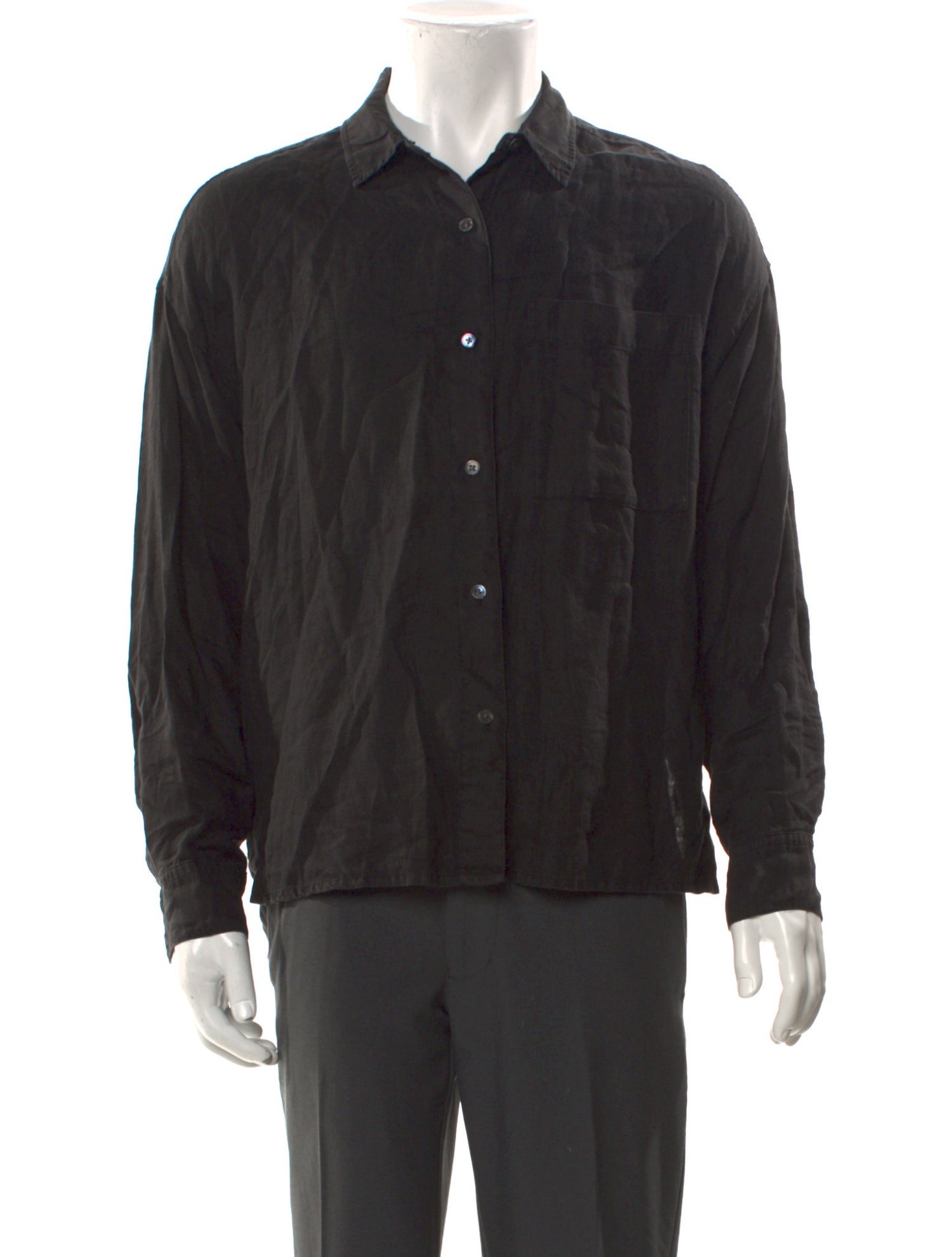 James Perse Linen Long Sleeve Shirt