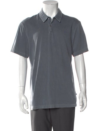 James Perse Collar Short Sleeve Polo Shirt