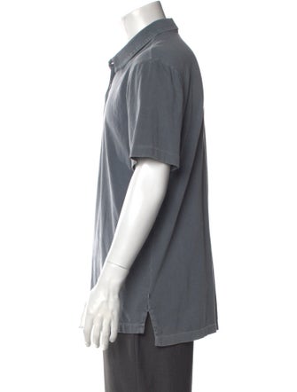 James Perse Collar Short Sleeve Polo Shirt