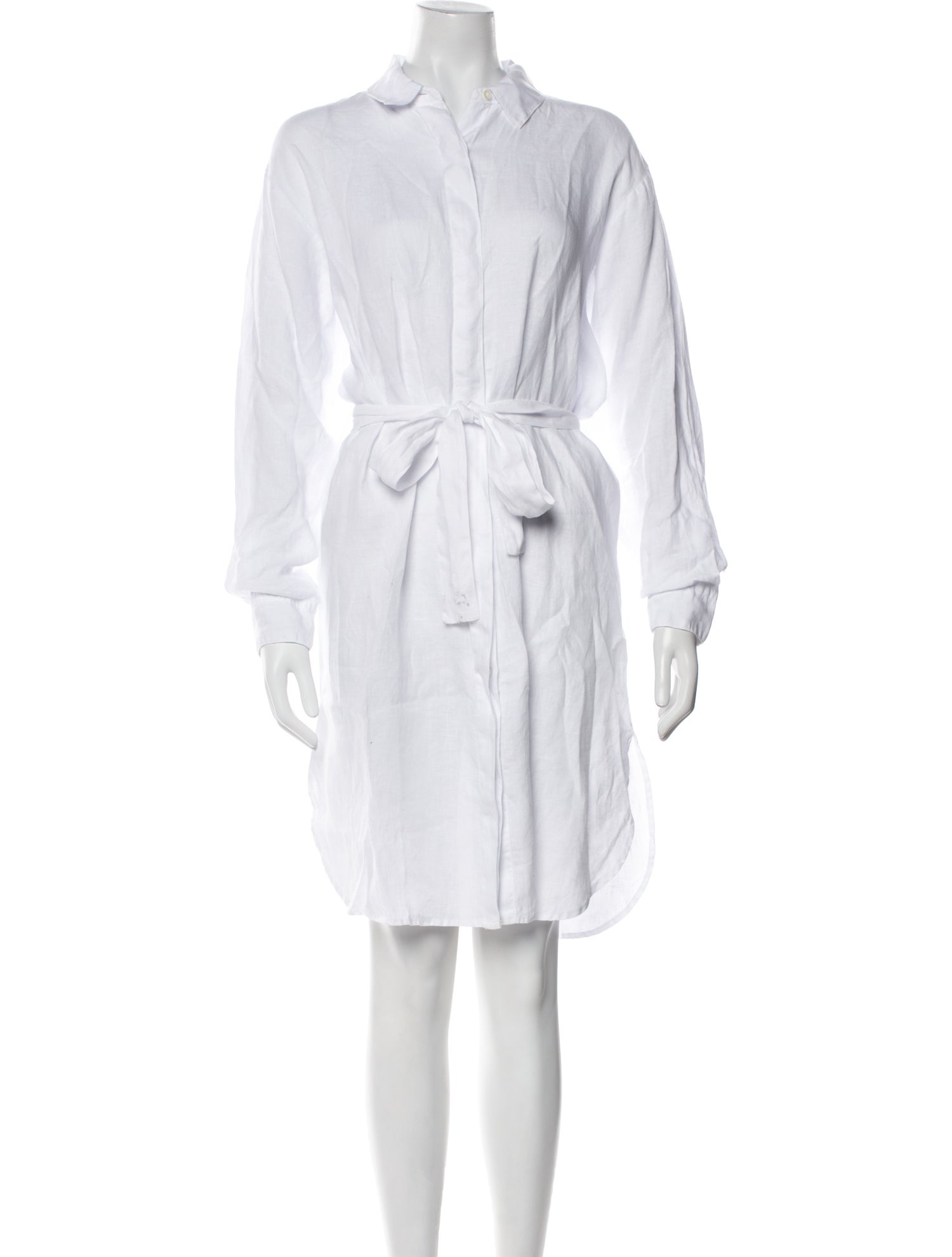 James Perse Linen Midi Length Dress