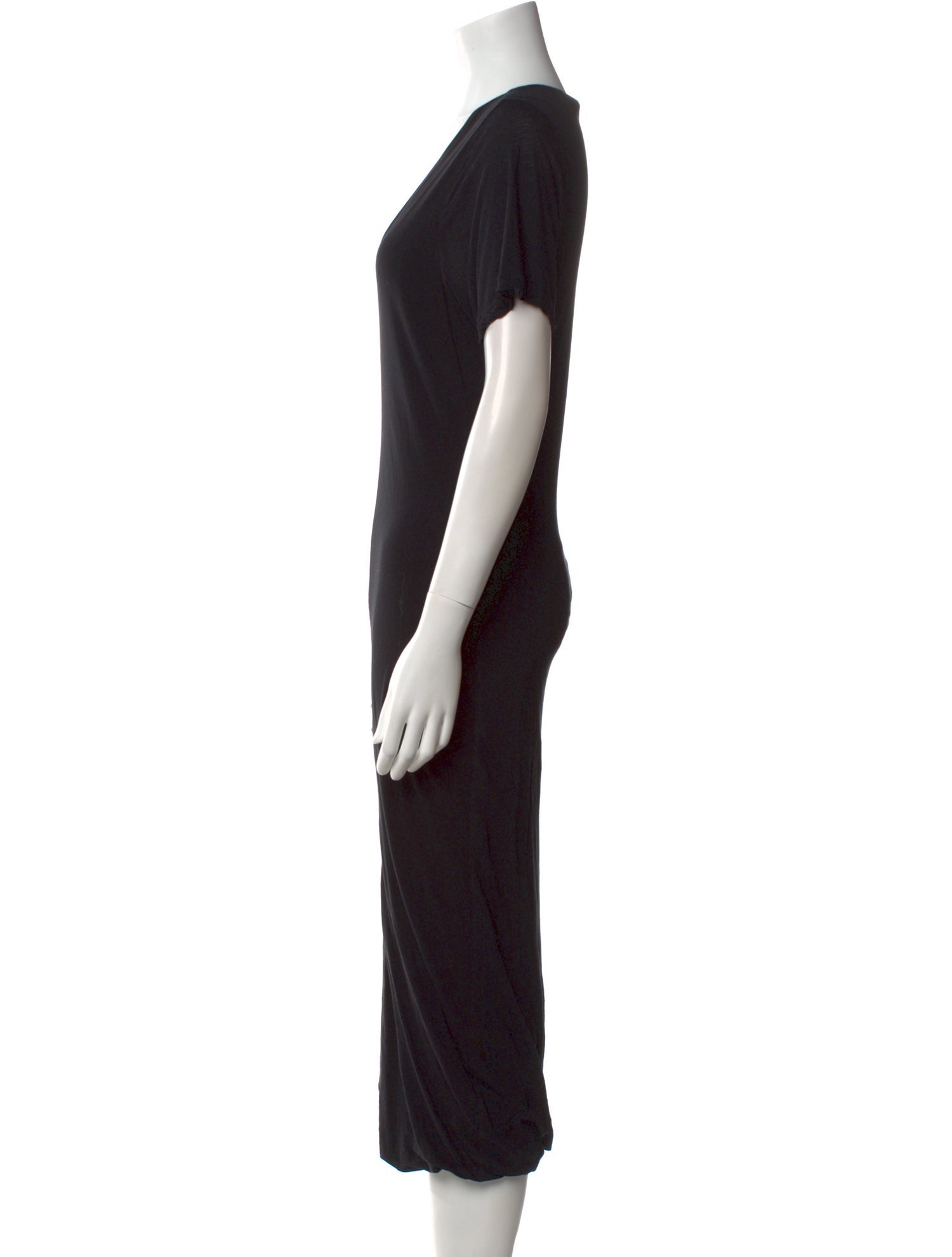 James Perse V-Neck Midi Length Dress