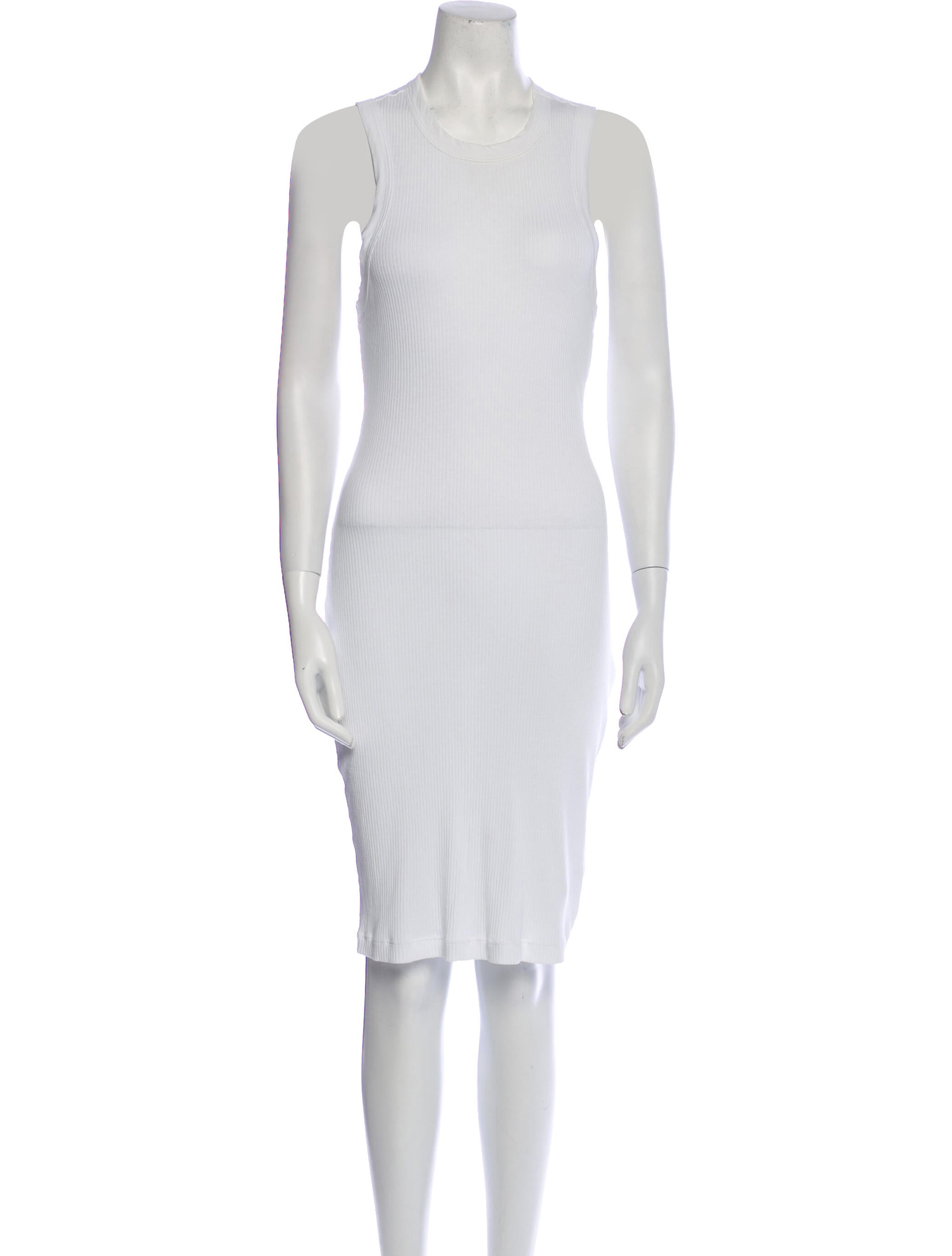 James Perse Crew Neck Knee-Length Dress