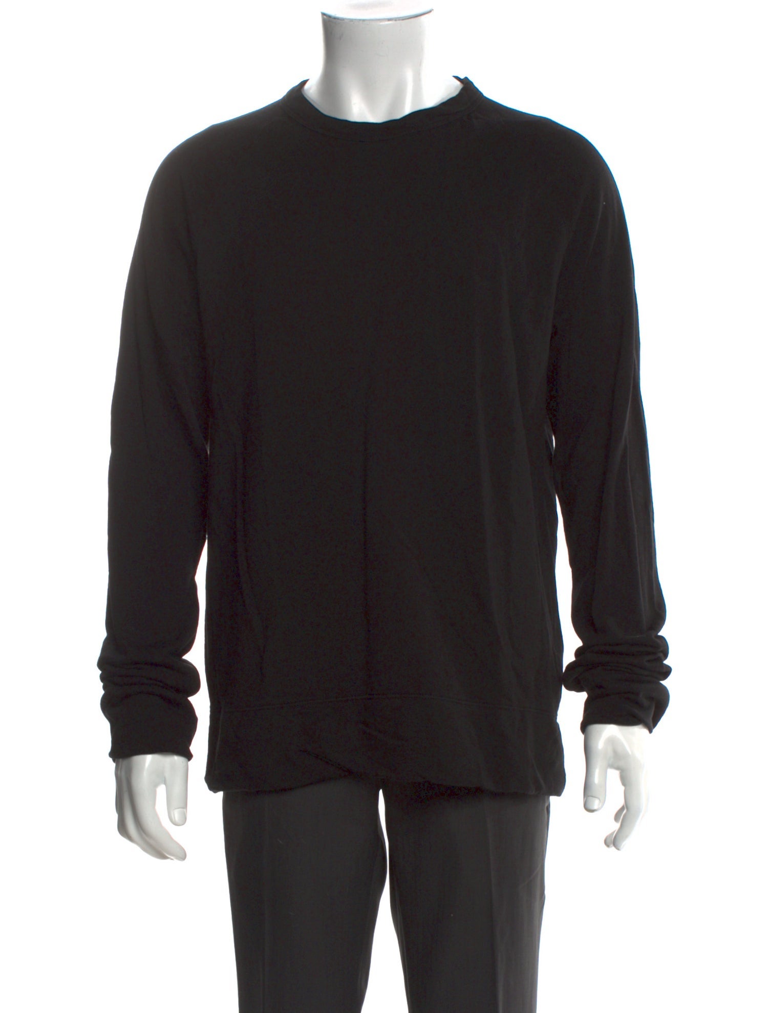 James Perse Crew Neck Long Sleeve Sweatshirt