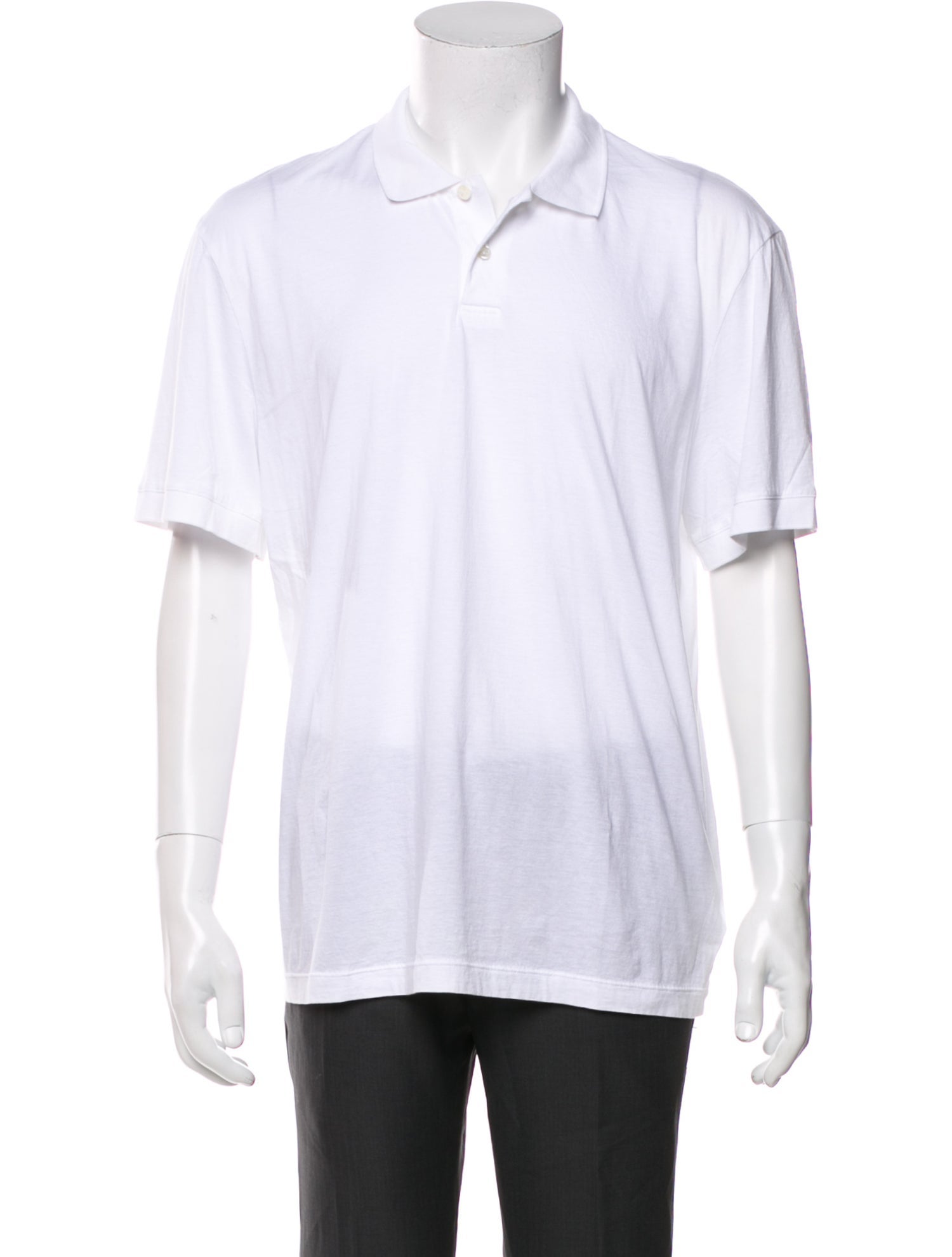 James Perse Crew Neck Short Sleeve Polo Shirt