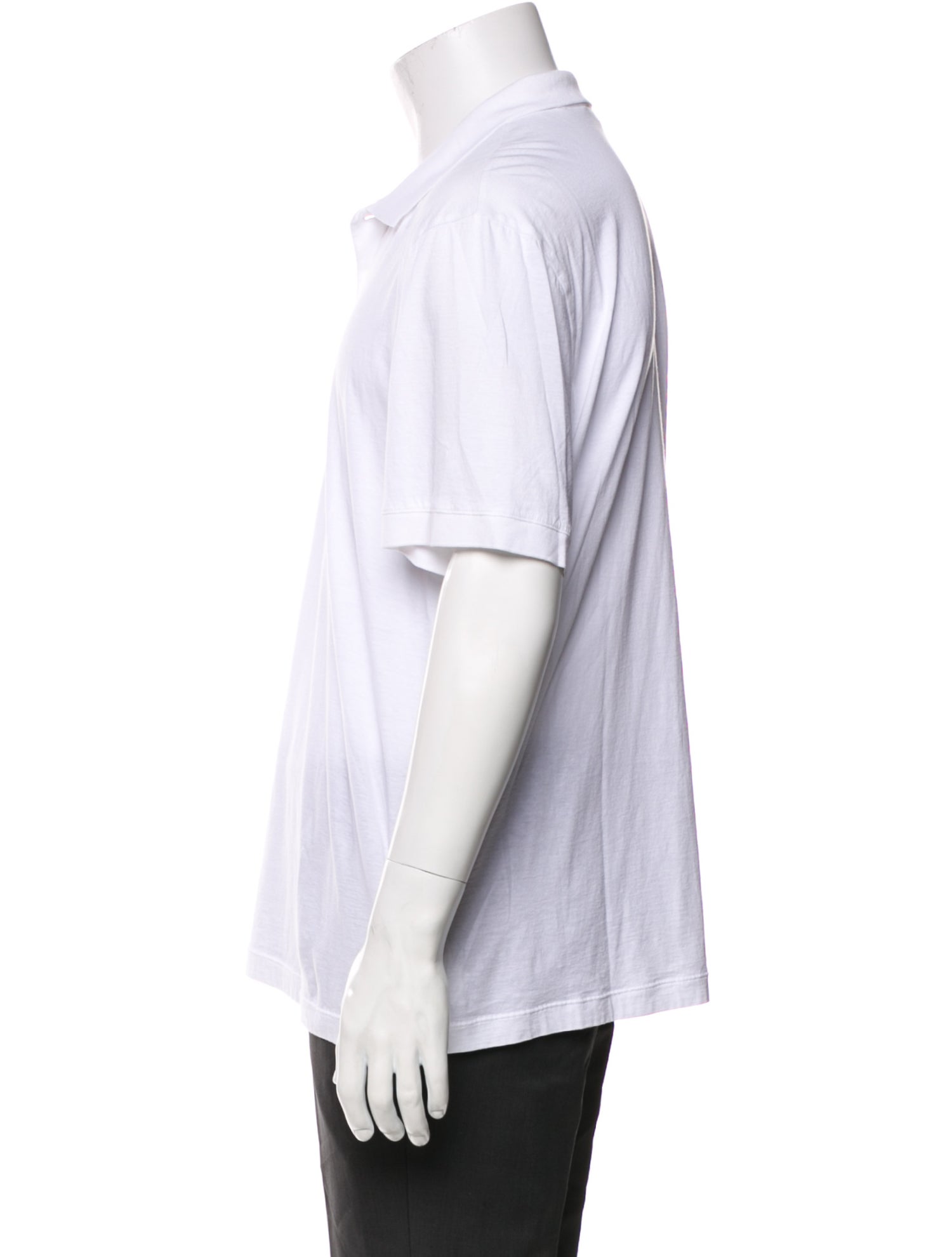 James Perse Crew Neck Short Sleeve Polo Shirt