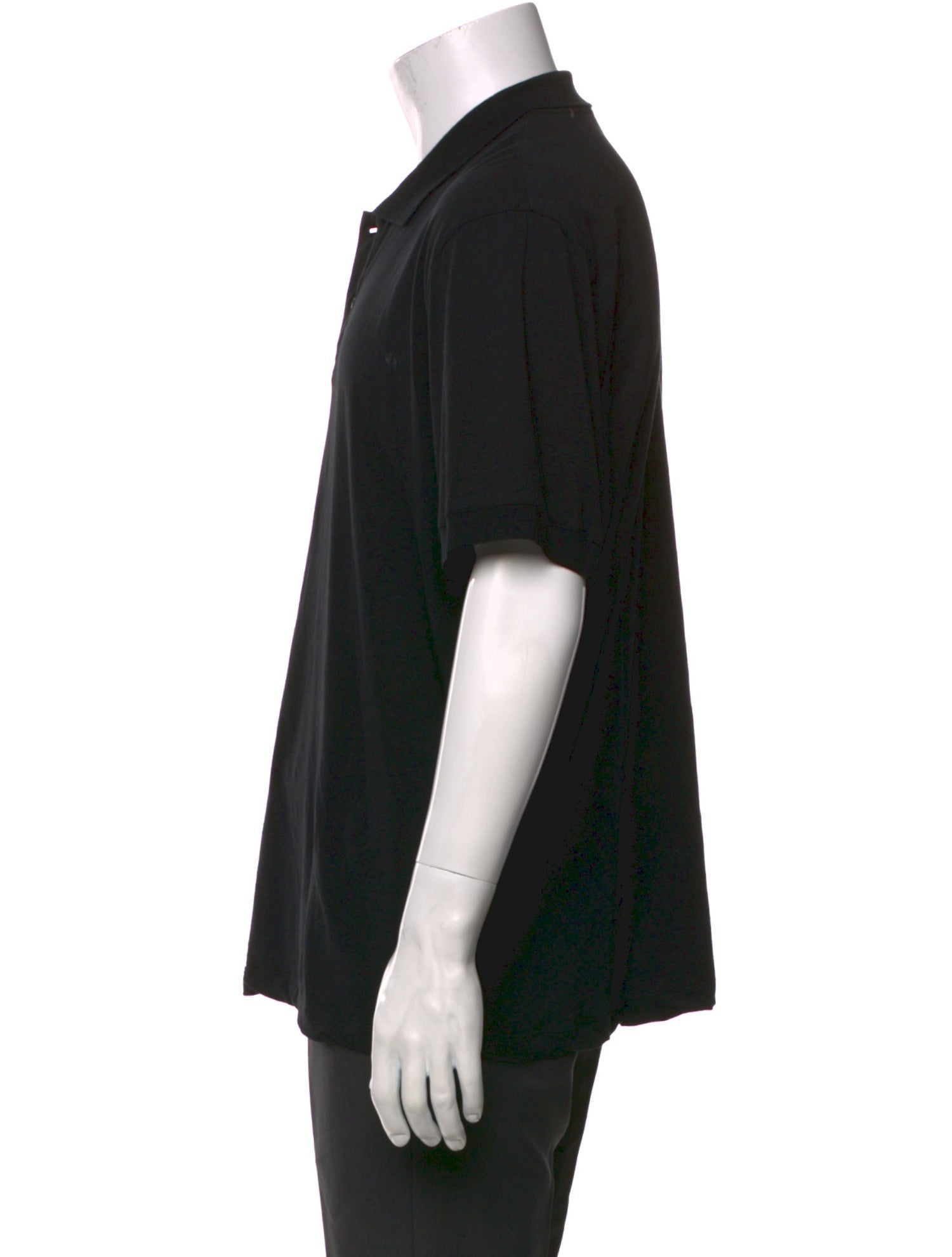 James Perse Crew Neck Short Sleeve Polo Shirt