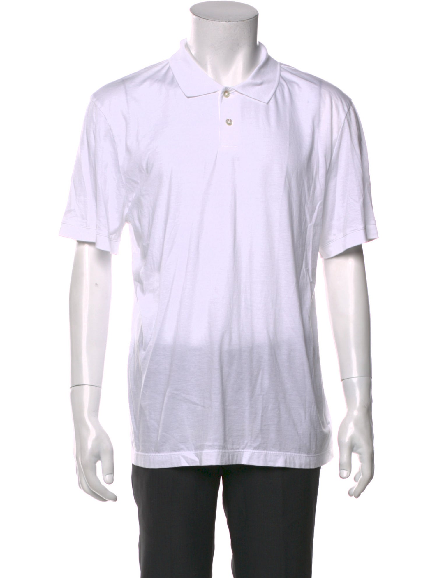 James Perse Crew Neck Short Sleeve Polo Shirt