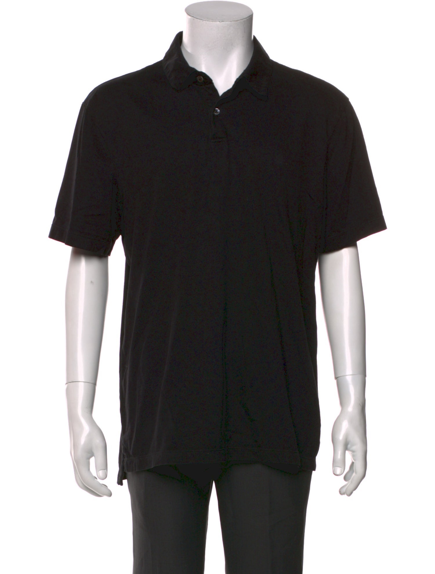 James Perse Collar Short Sleeve Polo Shirt