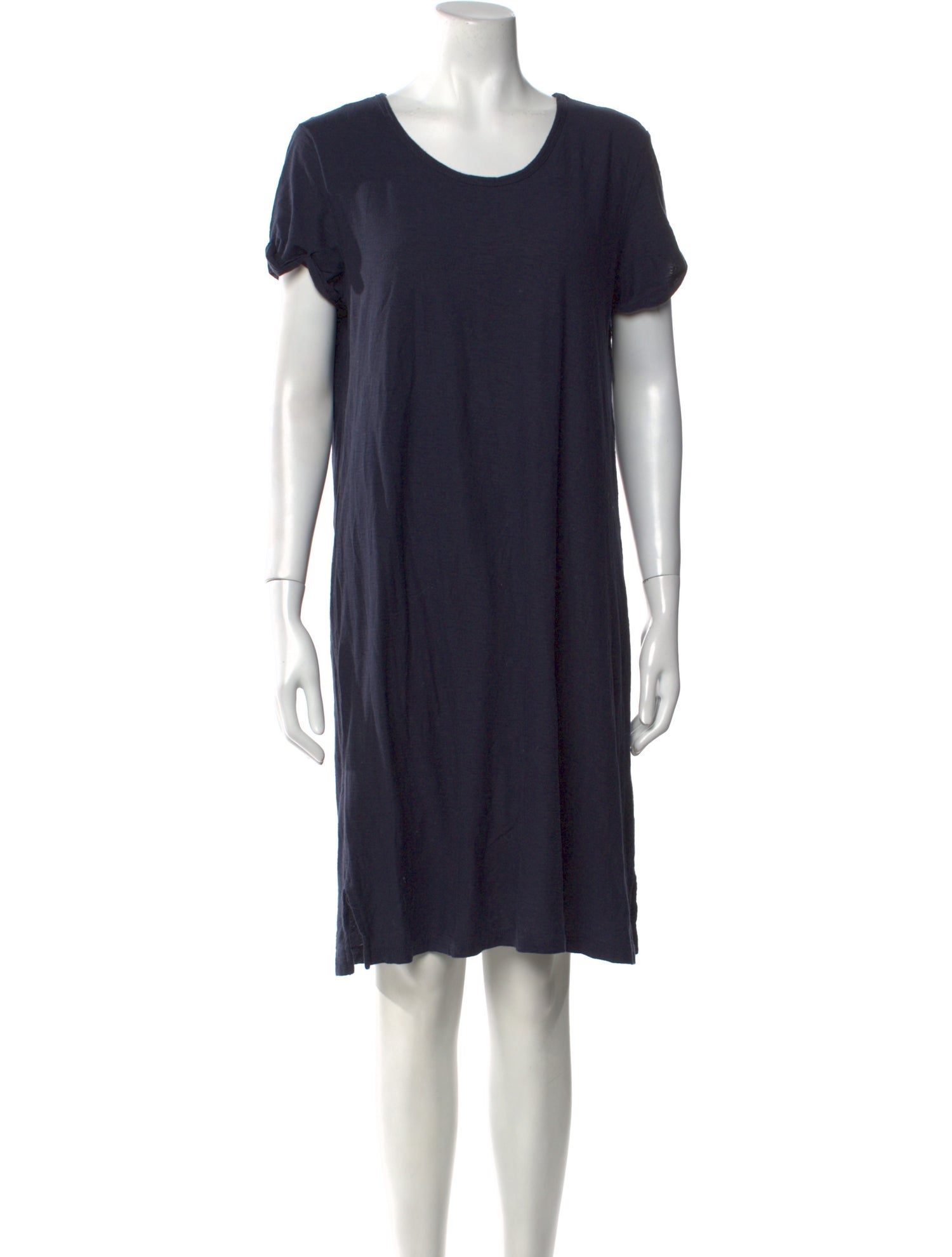 James Perse Scoop Neck Knee-Length Dress