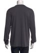 James Perse Crew Neck Long Sleeve Polo Shirt