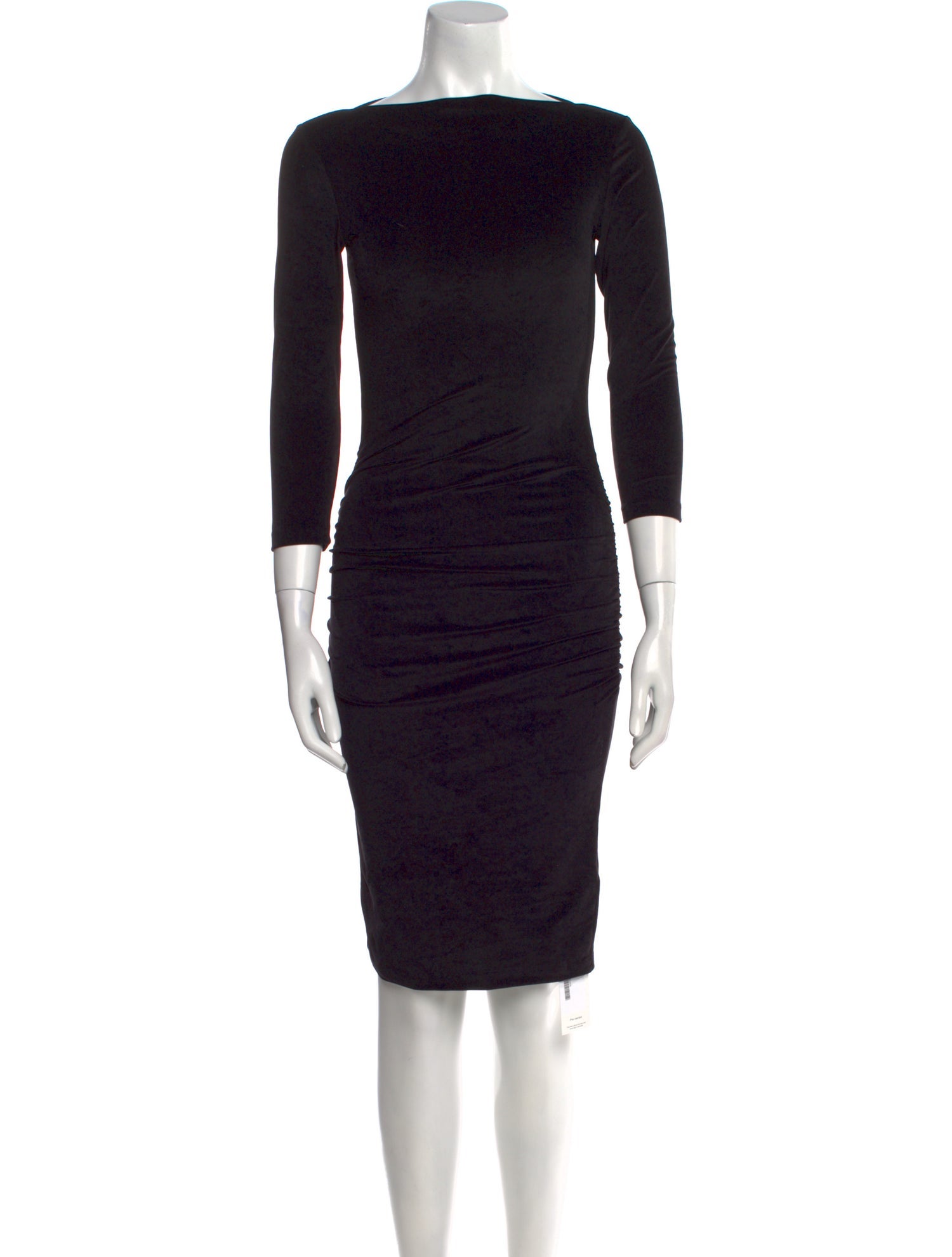 James Perse Bateau Neckline Mini Dress