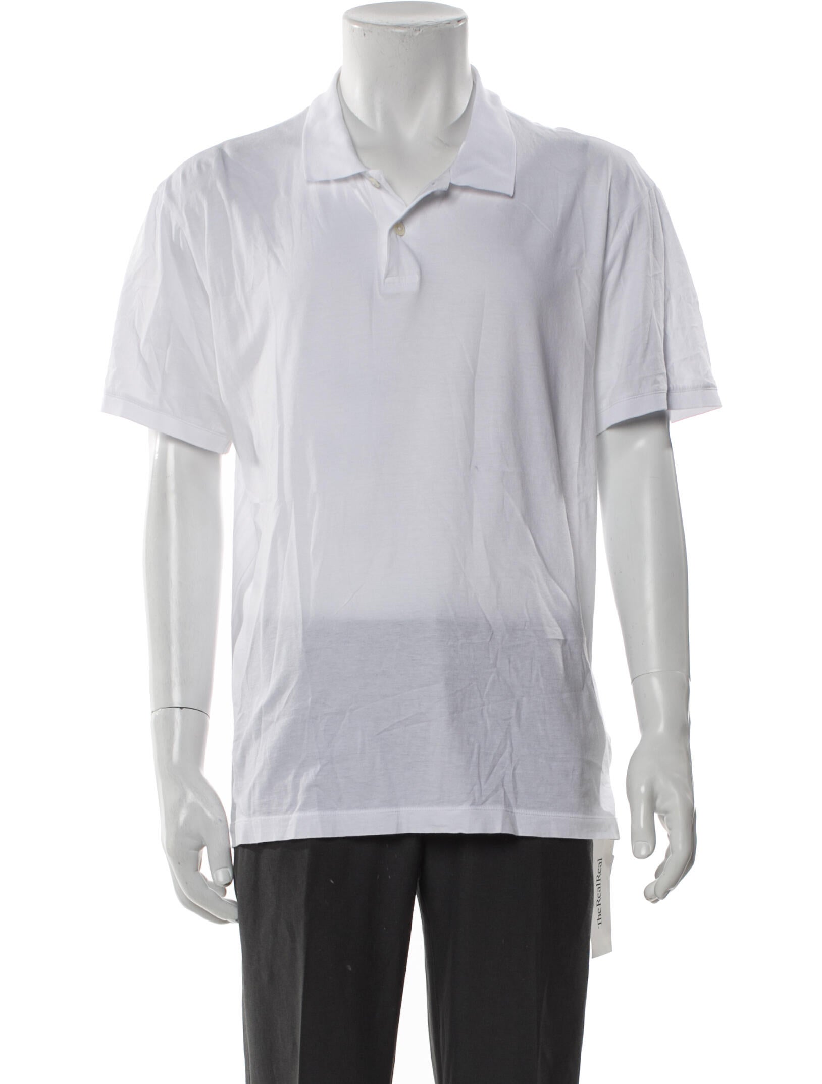 James Perse Collar Short Sleeve Polo Shirt