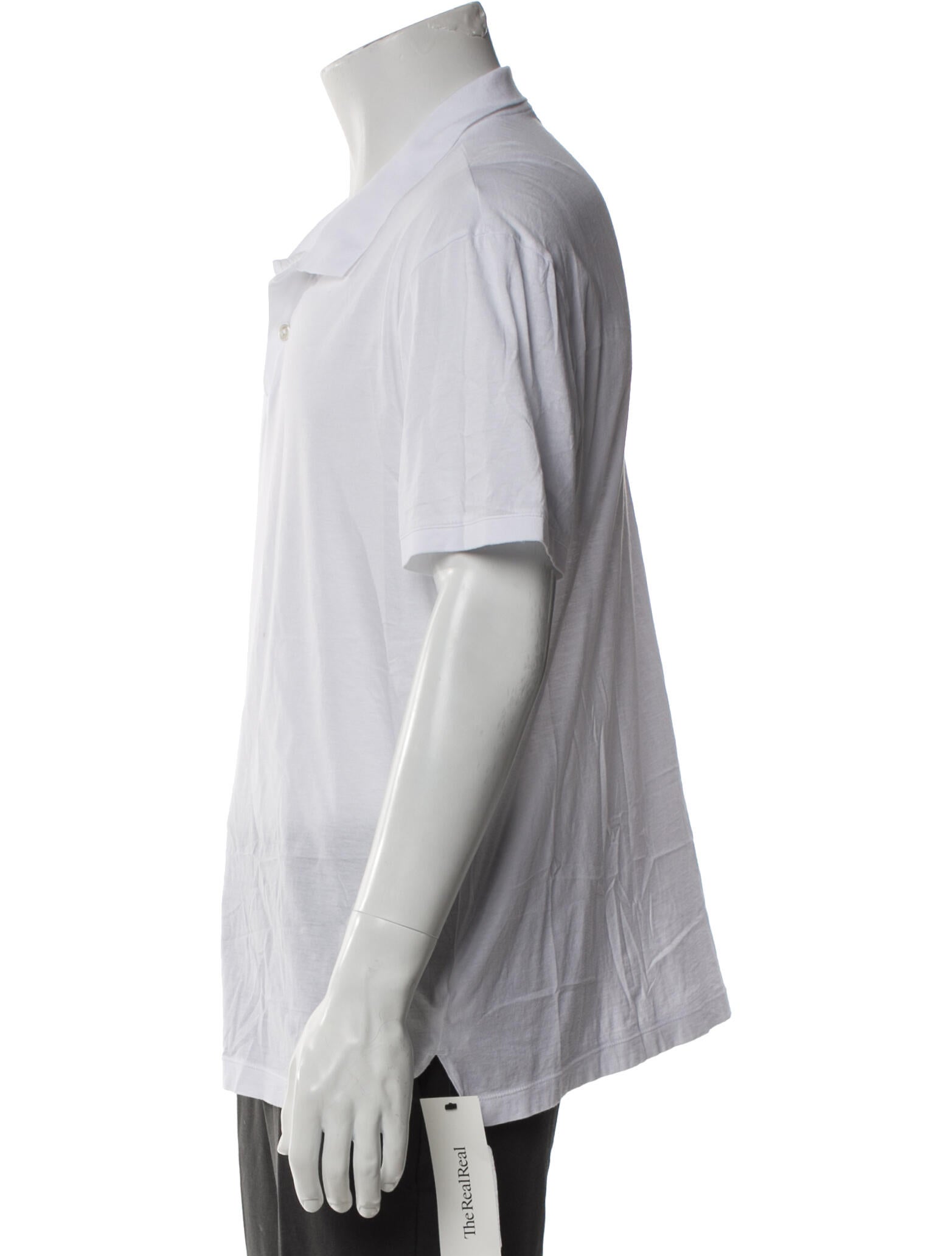 James Perse Collar Short Sleeve Polo Shirt