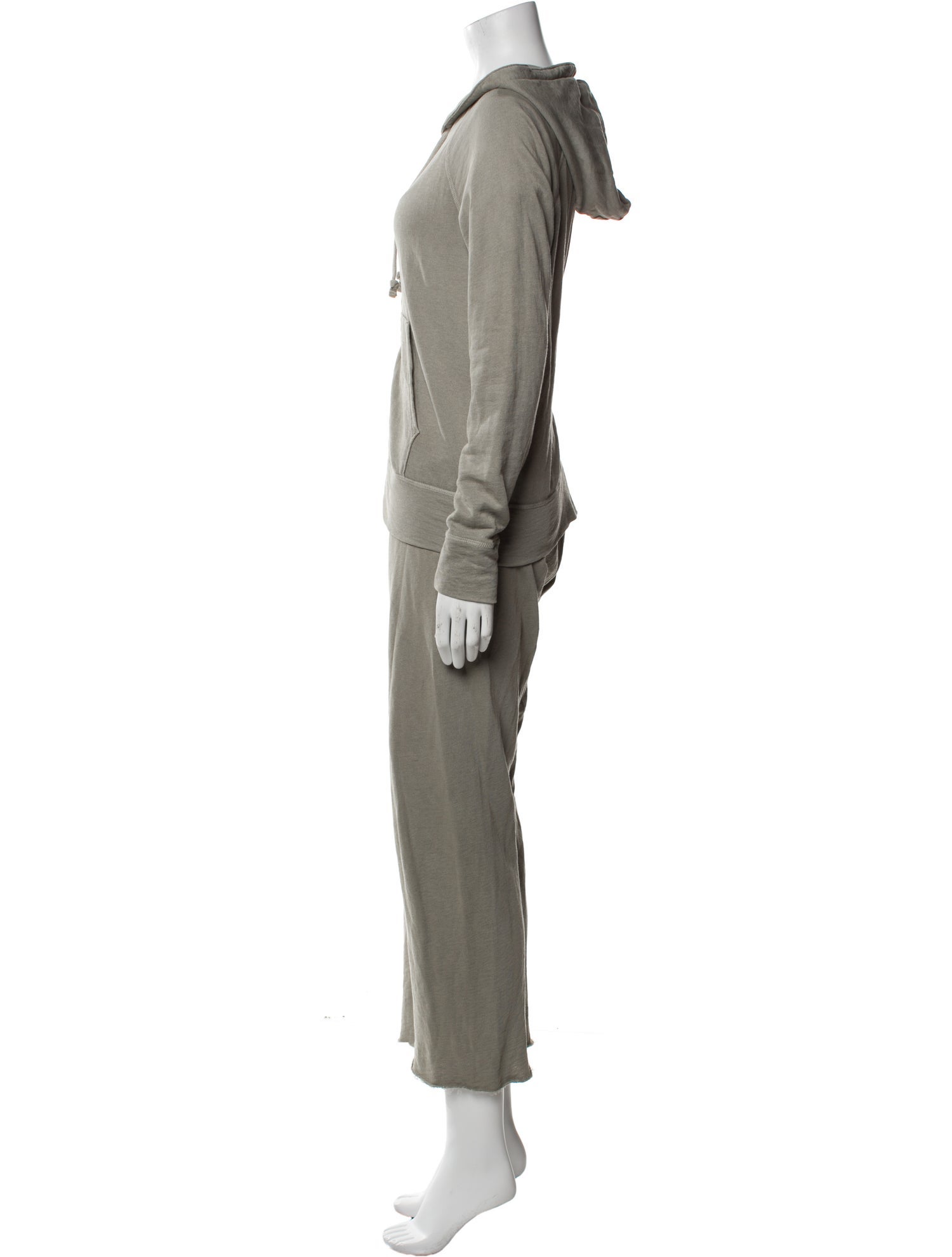 James Perse Raw-Edge Trim Tracksuit