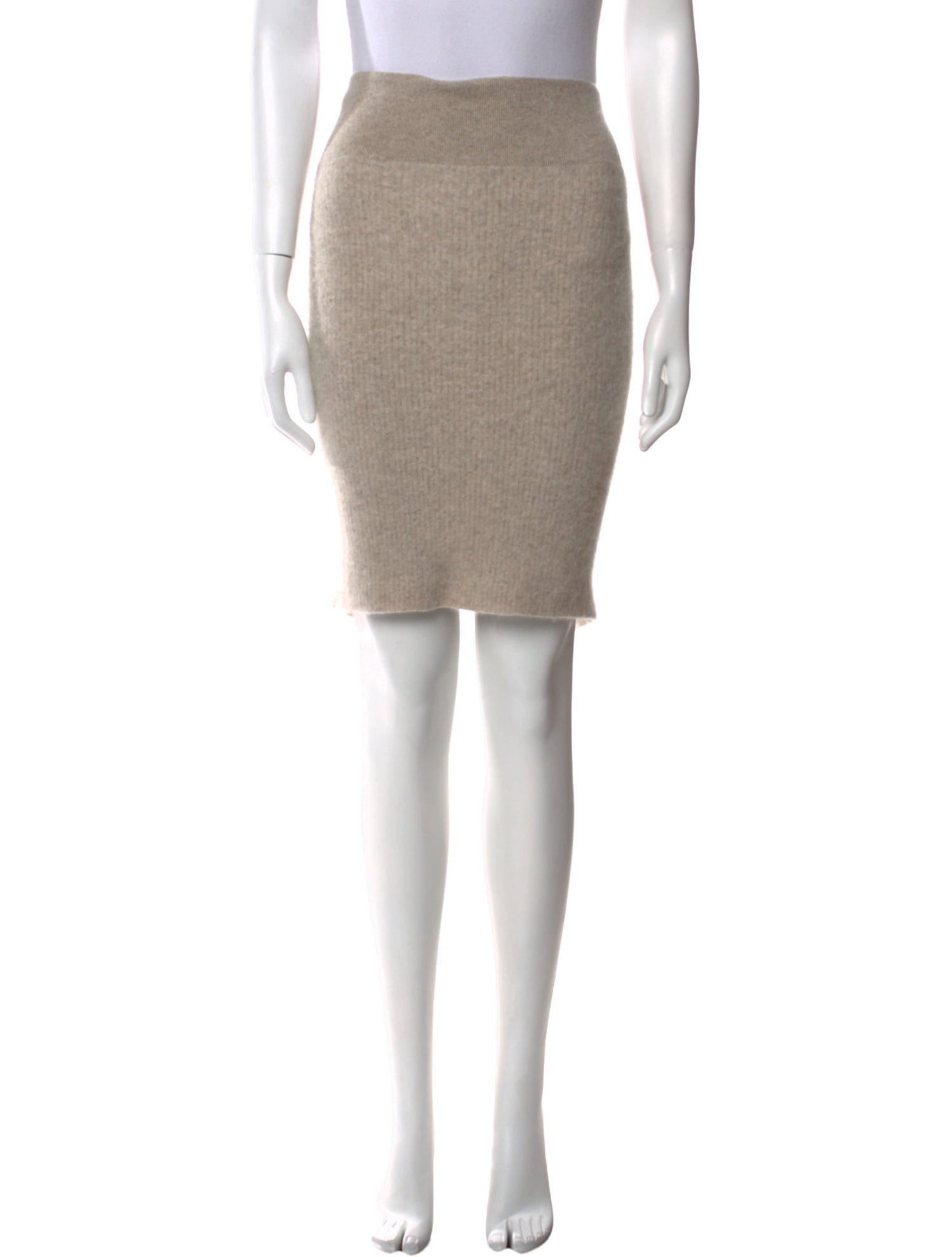 James Perse Cashmere Knee-Length Skirt