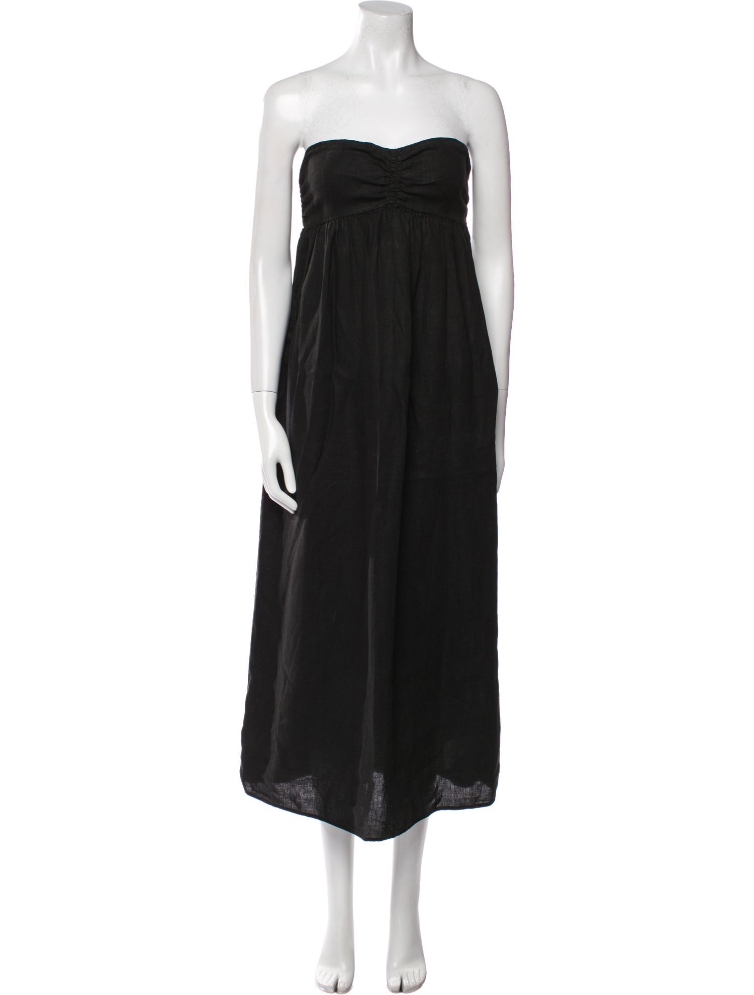 James Perse Linen Midi Length Dress