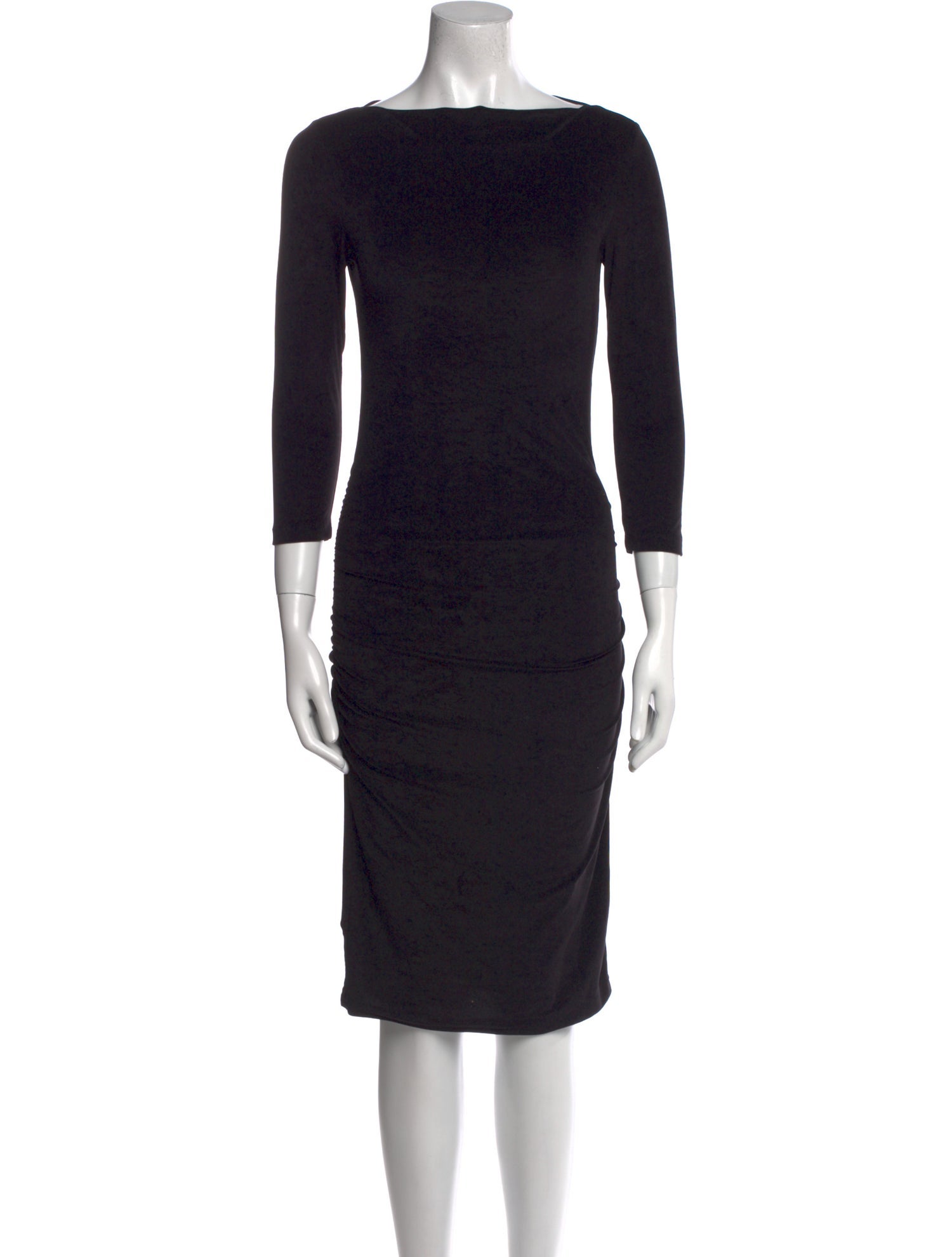 James Perse Bateau Neckline Knee-Length Dress