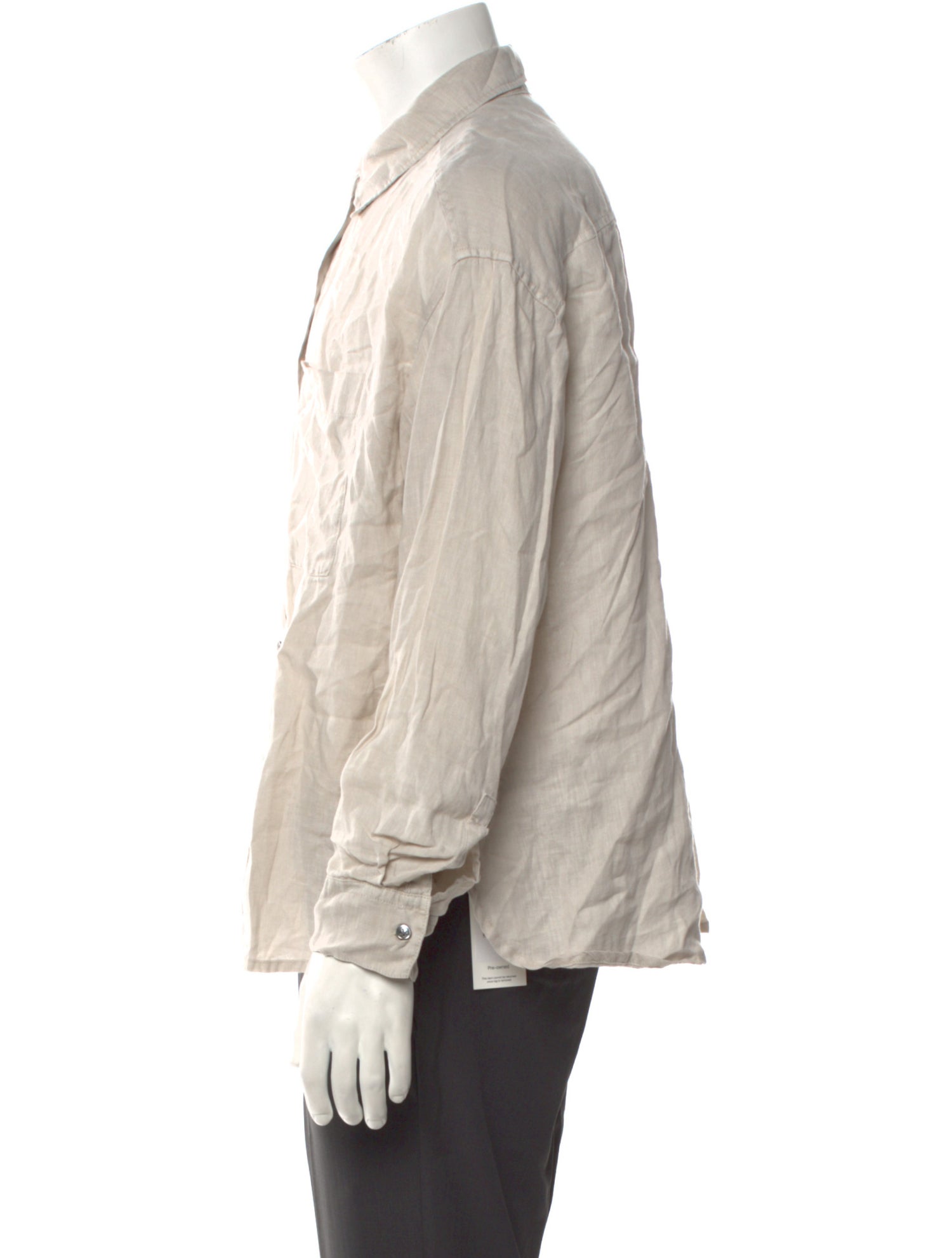 James Perse Linen Printed Shirt
