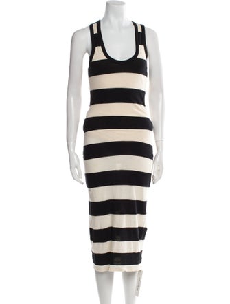 James Perse Striped Long Dress