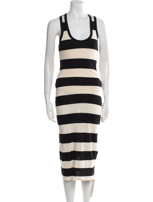James Perse Striped Long Dress