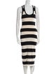 James Perse Striped Long Dress