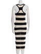 James Perse Striped Long Dress