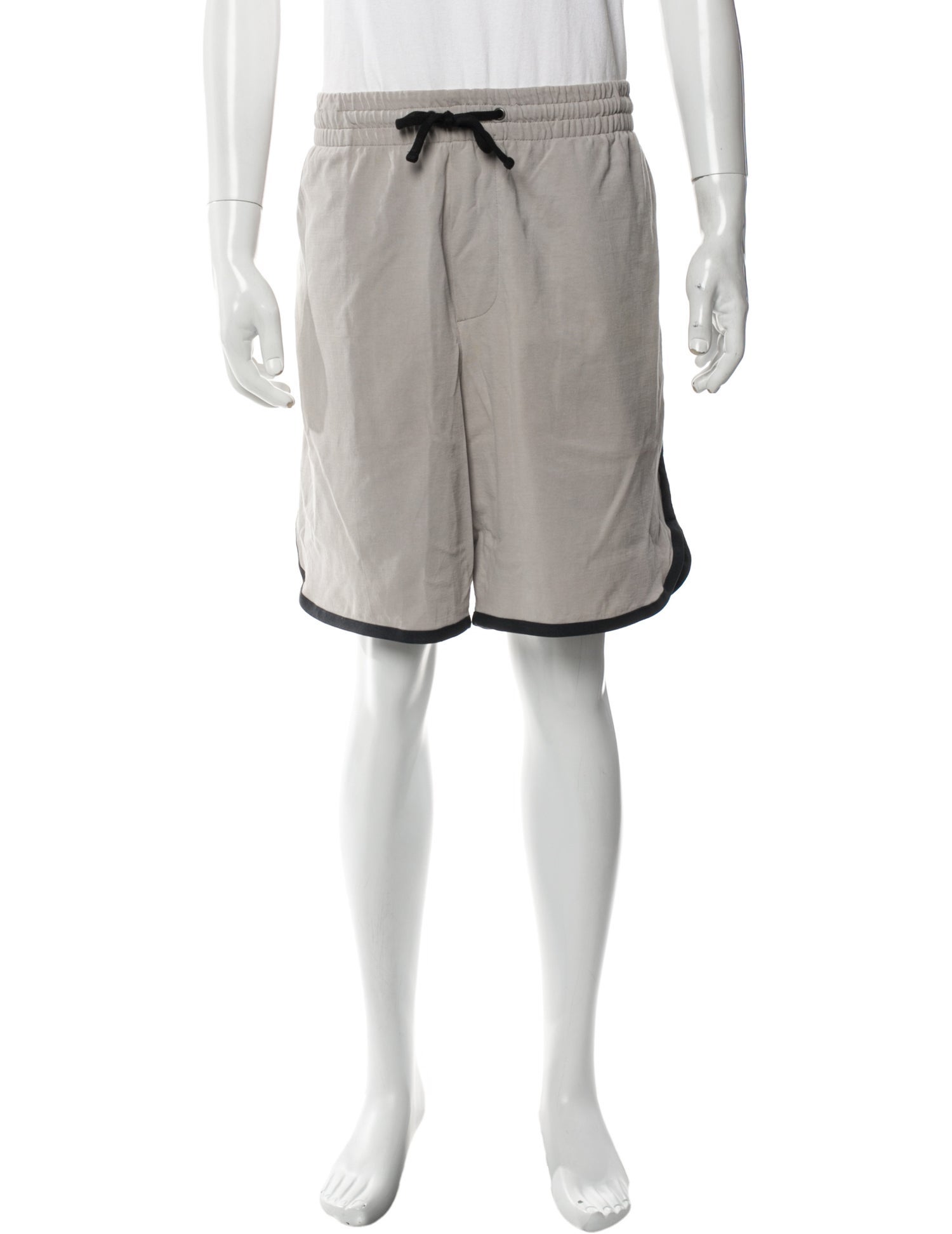 James Perse Striped Athletic Shorts