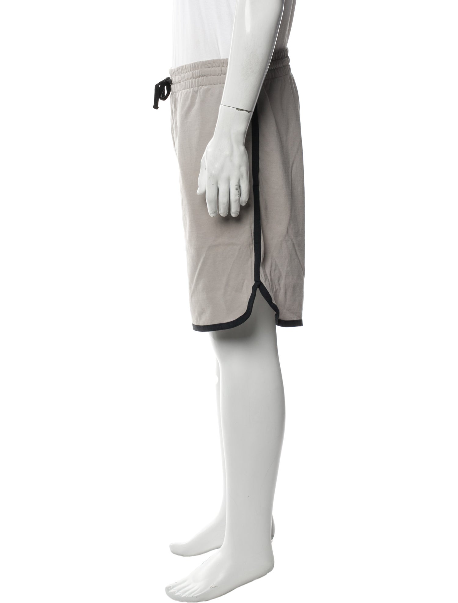 James Perse Striped Athletic Shorts