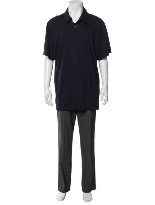 James Perse Collar Short Sleeve Polo Shirt