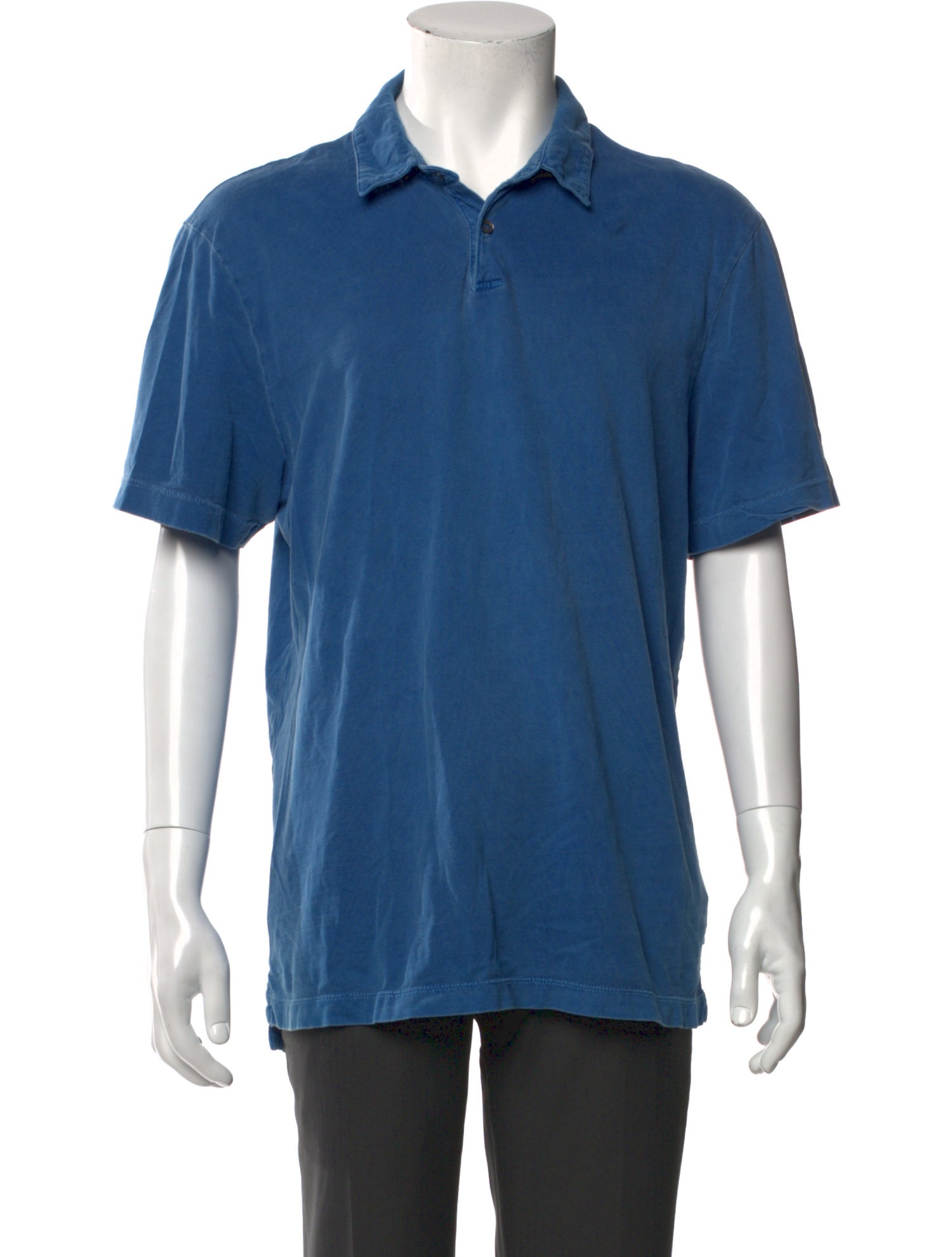 James Perse Collar Short Sleeve Polo Shirt