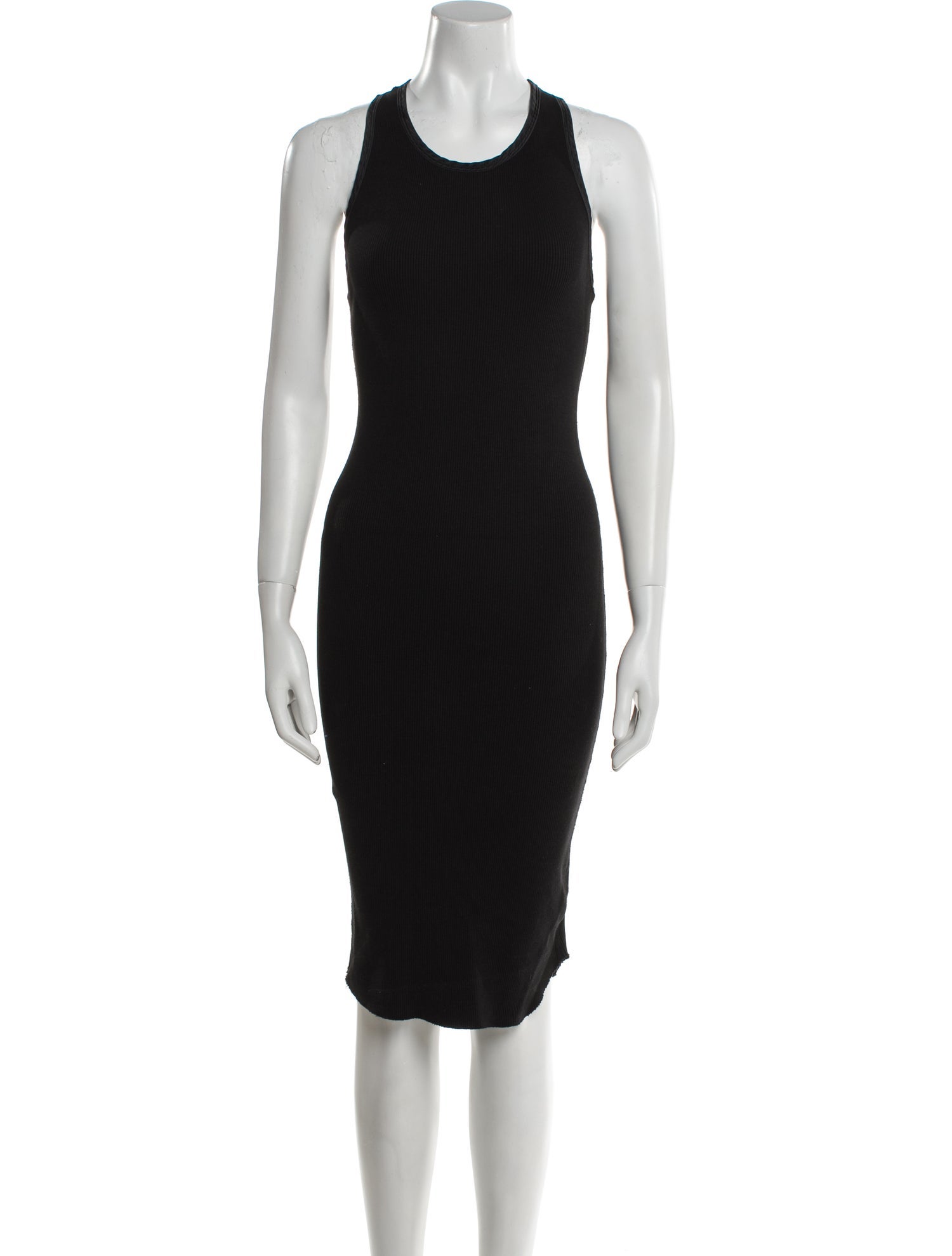 James Perse Scoop Neck Knee-Length Dress