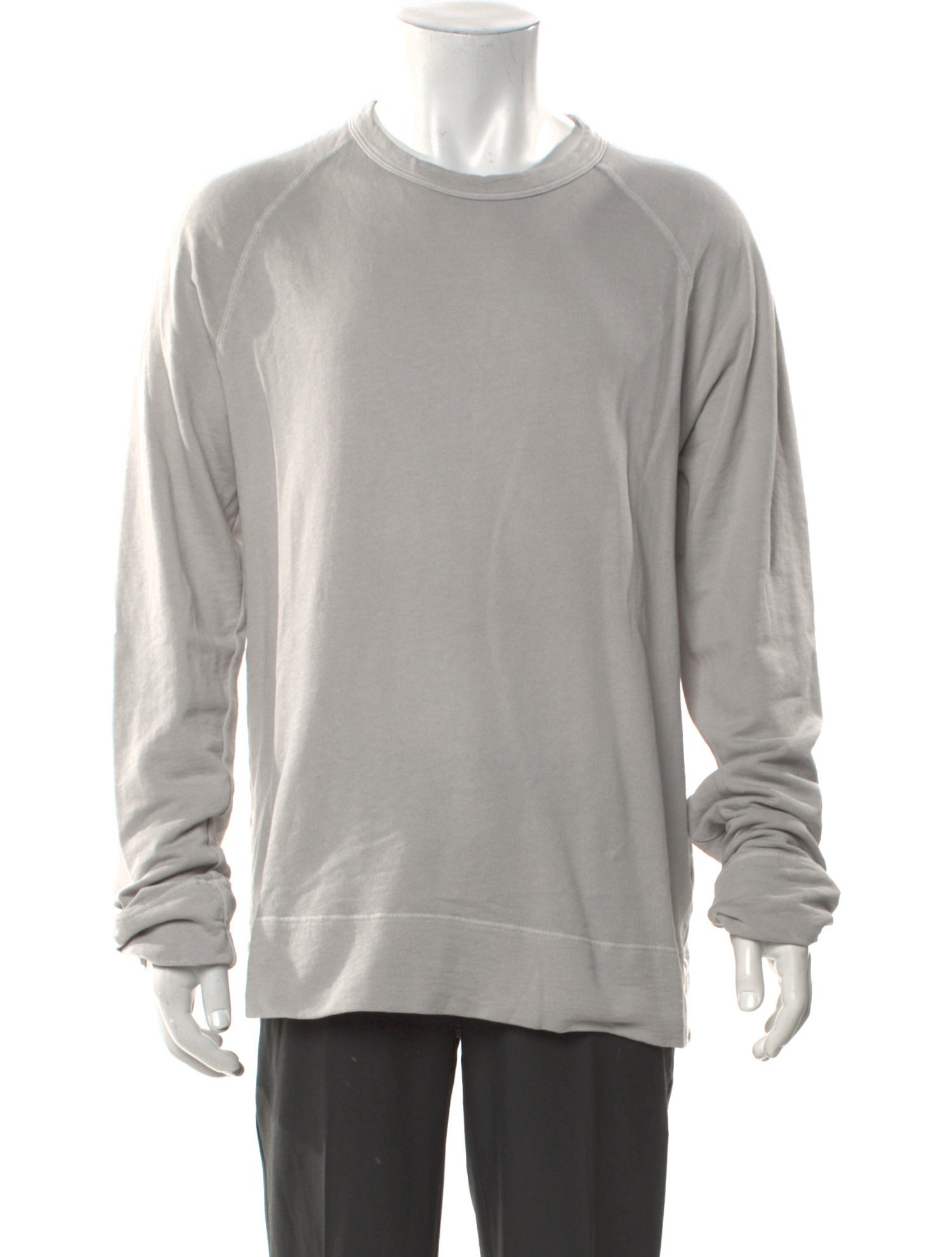James Perse Crew Neck Long Sleeve Pullover