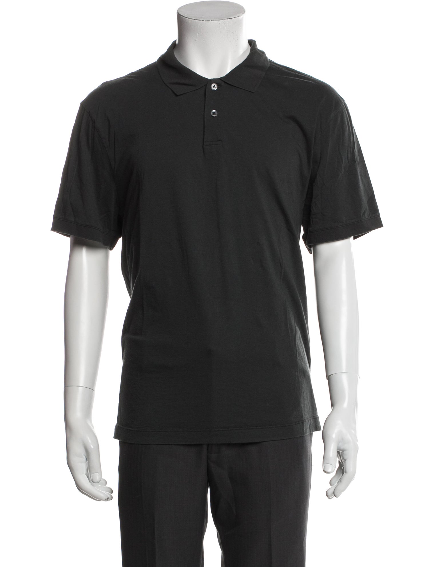 James Perse Collar Short Sleeve Polo Shirt
