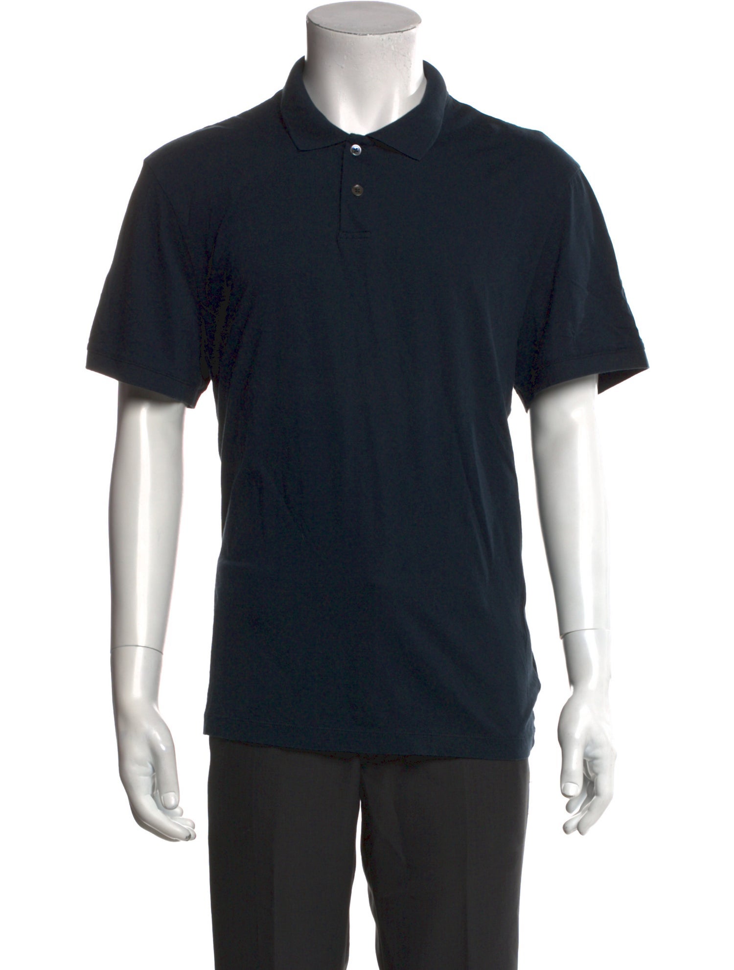 James Perse Collar Short Sleeve Polo Shirt