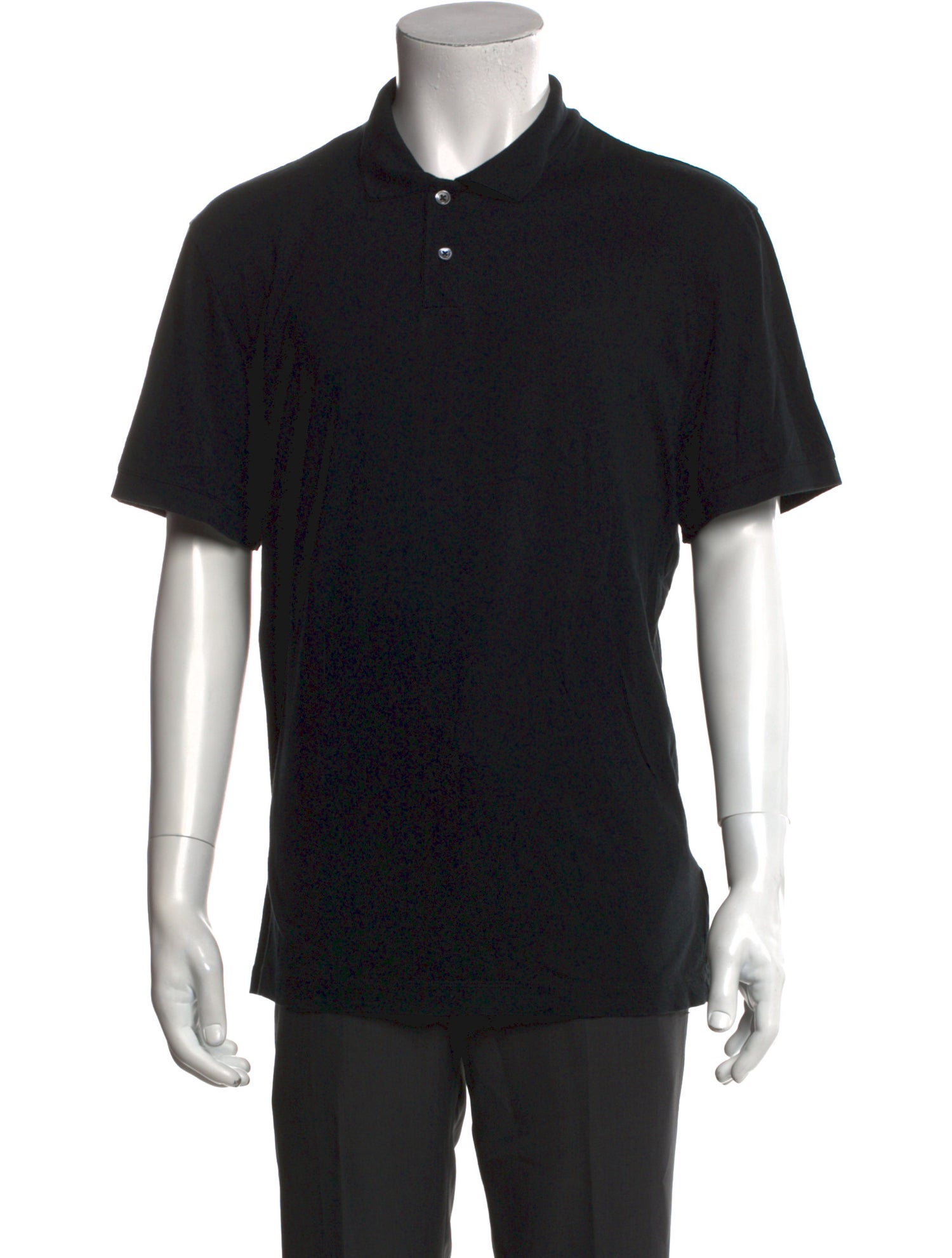 James Perse Crew Neck Short Sleeve Polo Shirt