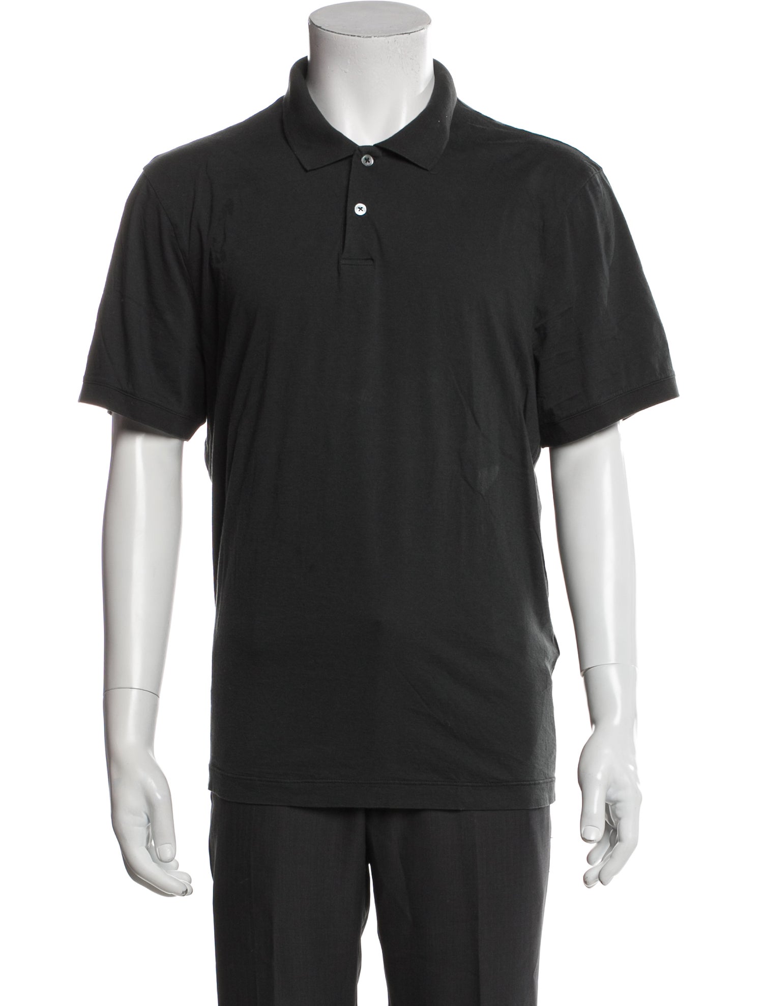 James Perse Collar Short Sleeve Polo Shirt