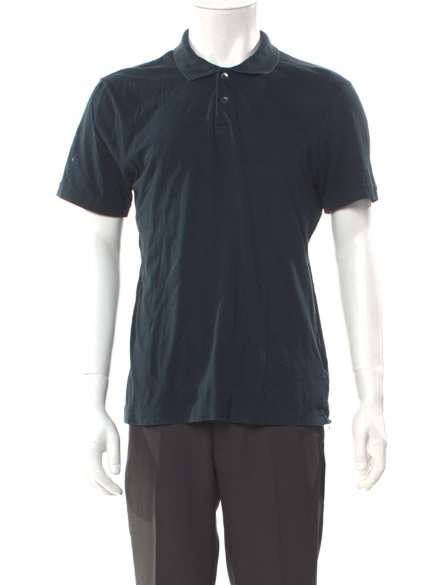 James Perse Collar Short Sleeve Polo Shirt