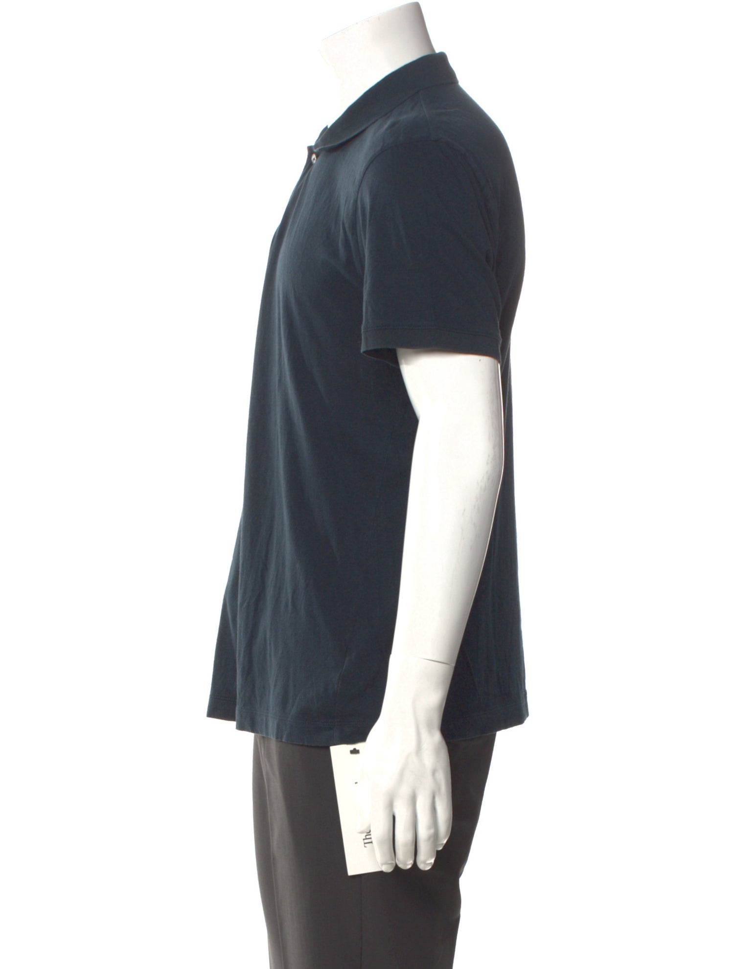 James Perse Collar Short Sleeve Polo Shirt