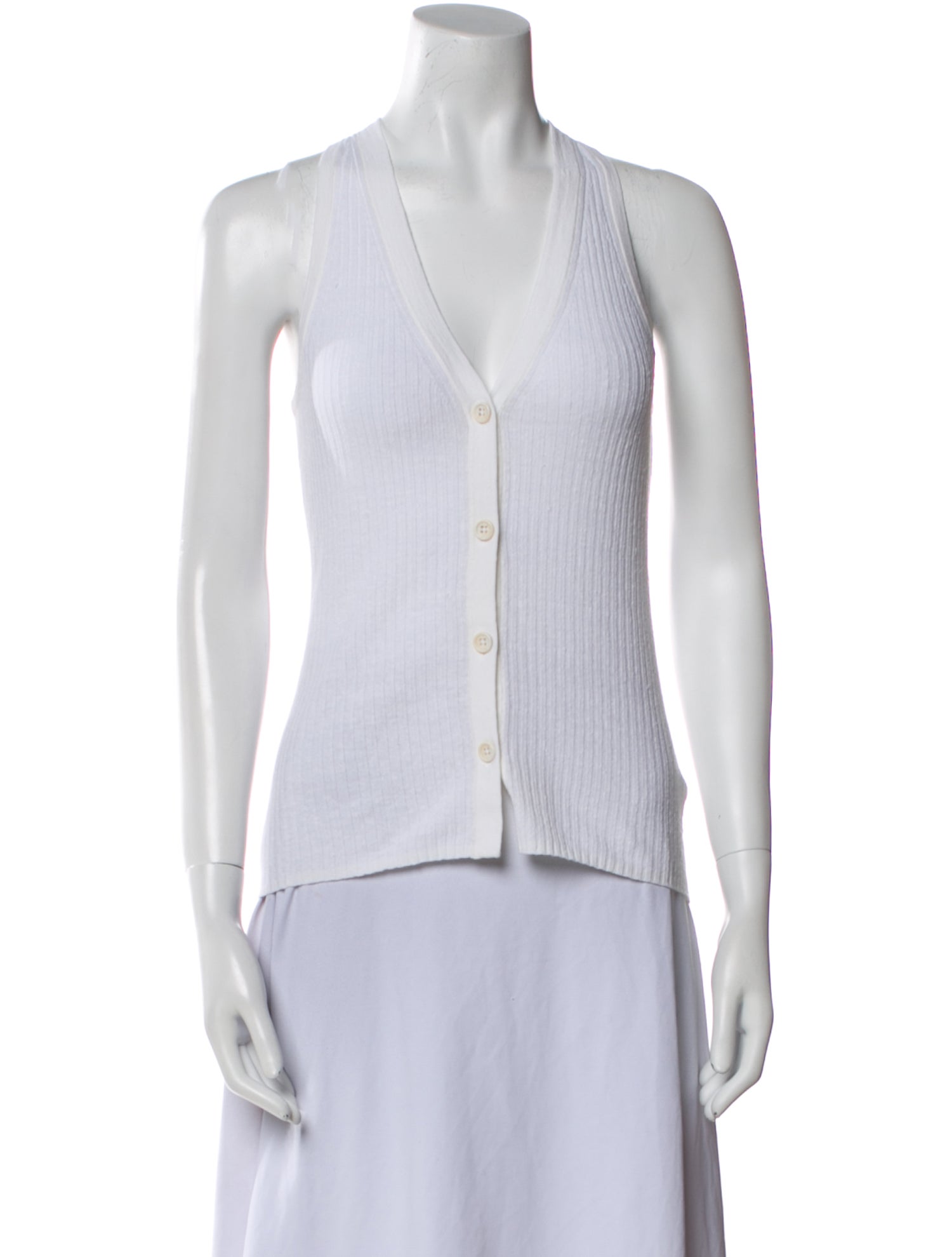 James Perse Linen V-Neck Sweater