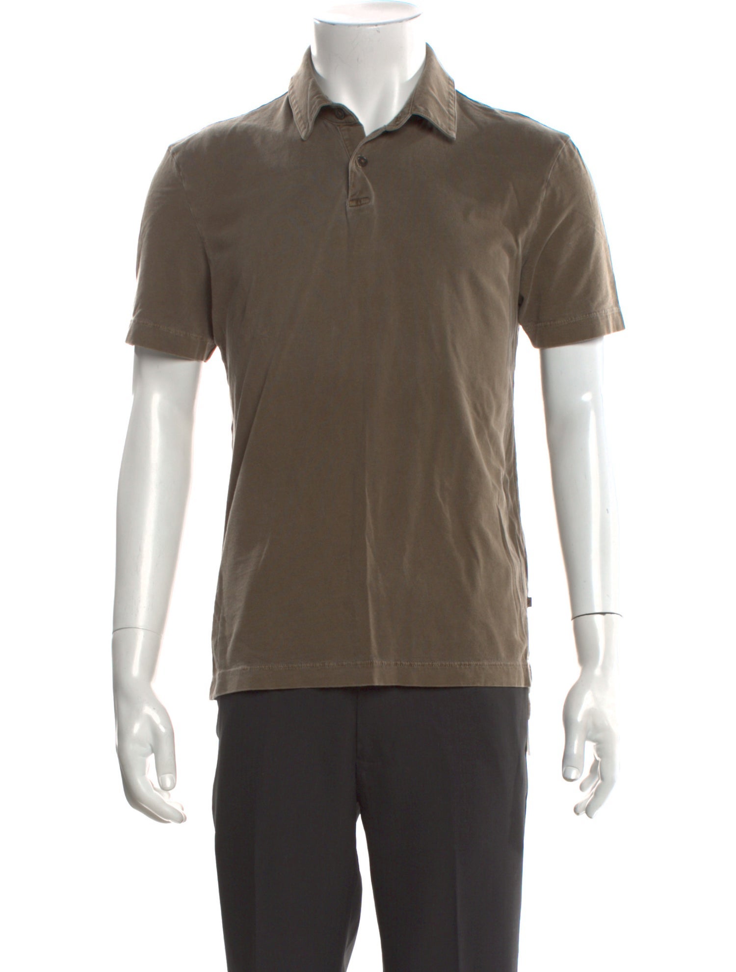 James Perse Collar Short Sleeve Polo Shirt
