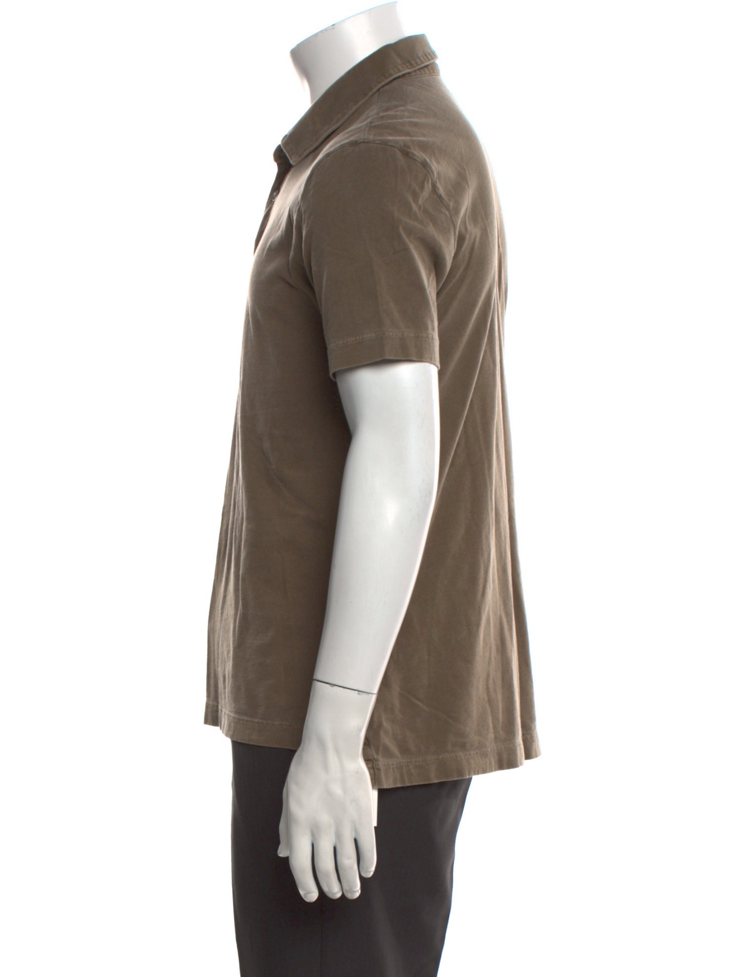 James Perse Collar Short Sleeve Polo Shirt