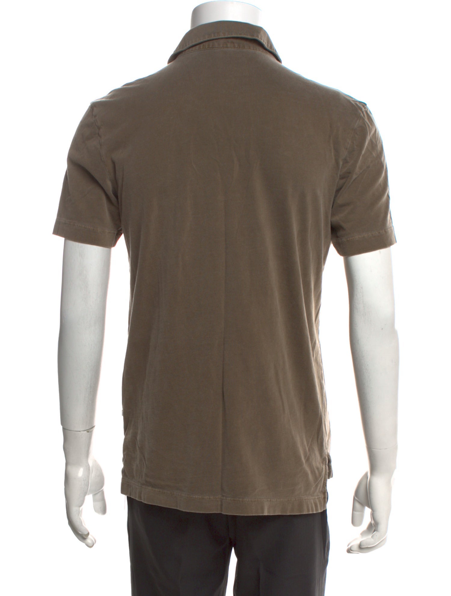 James Perse Collar Short Sleeve Polo Shirt