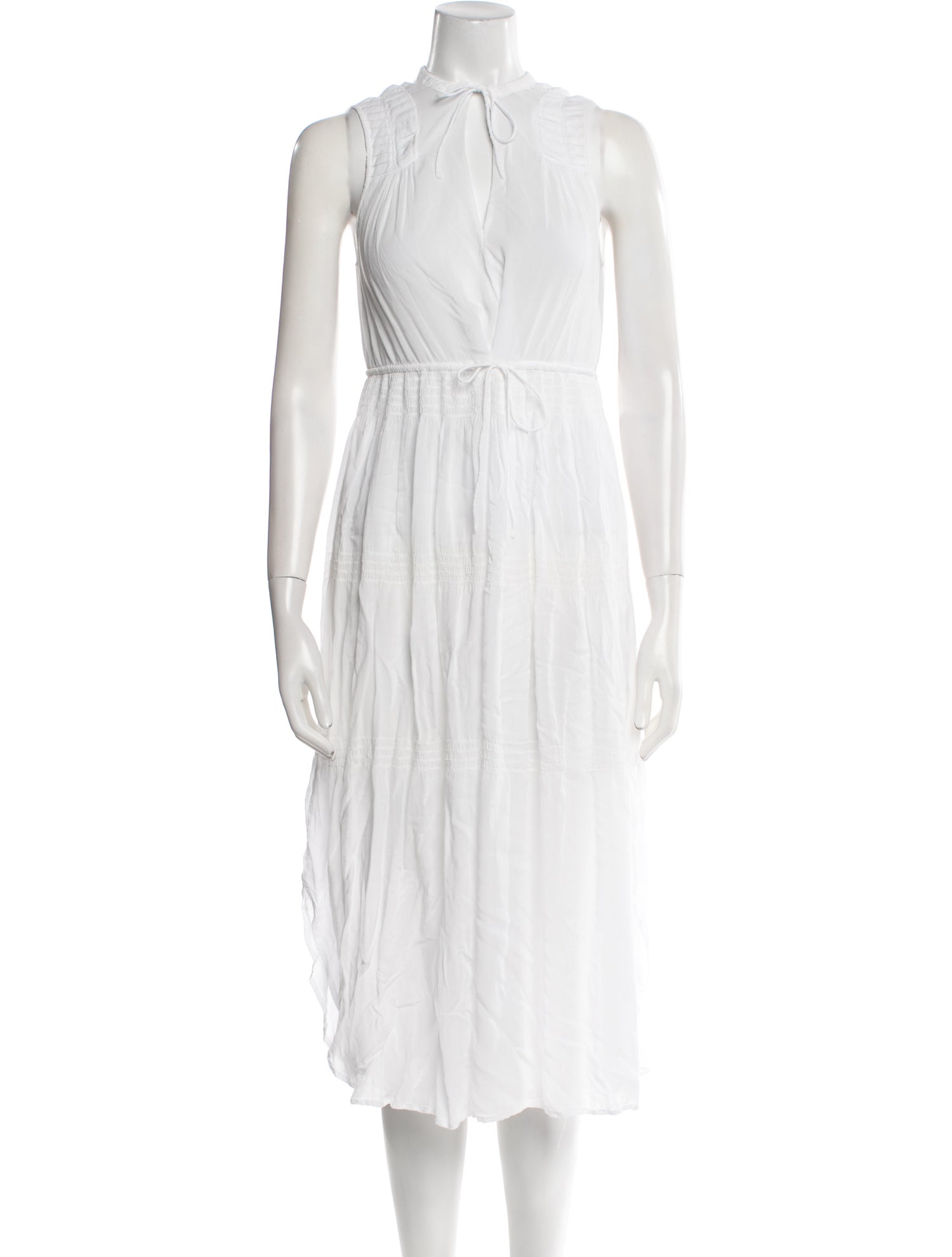 James Perse Crew Neck Midi Length Dress