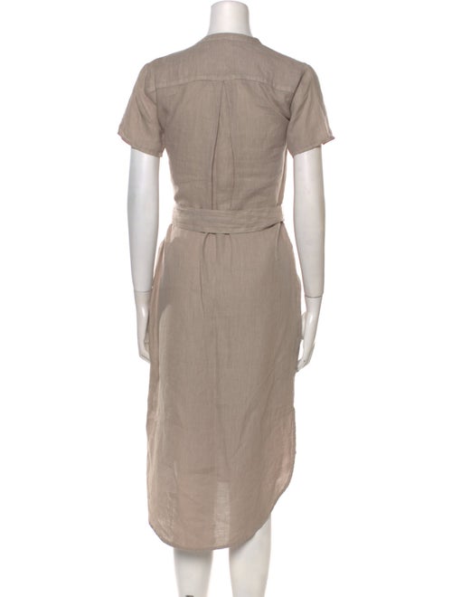 James Perse Linen Midi Length Dress