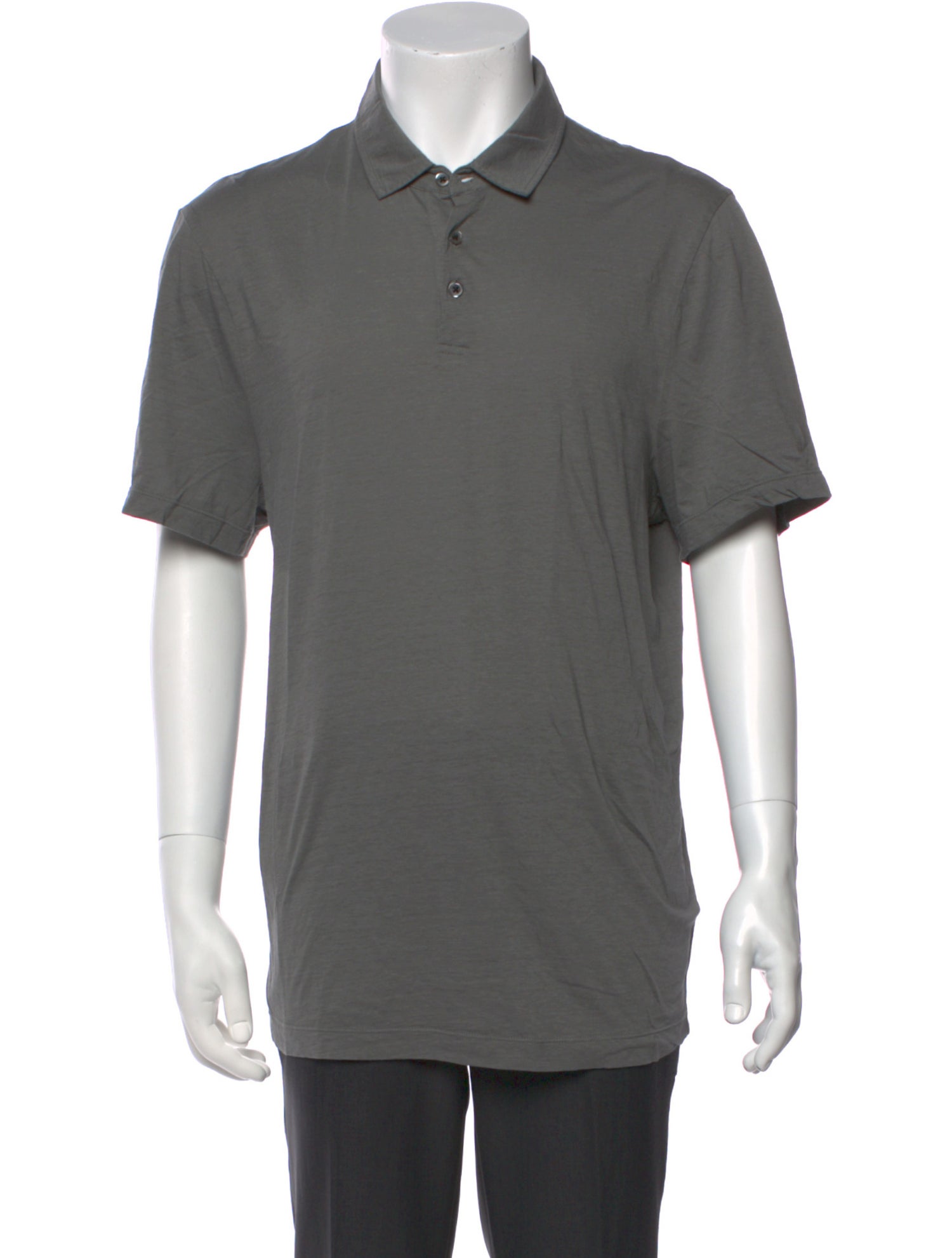 James Perse Collar Short Sleeve Polo Shirt