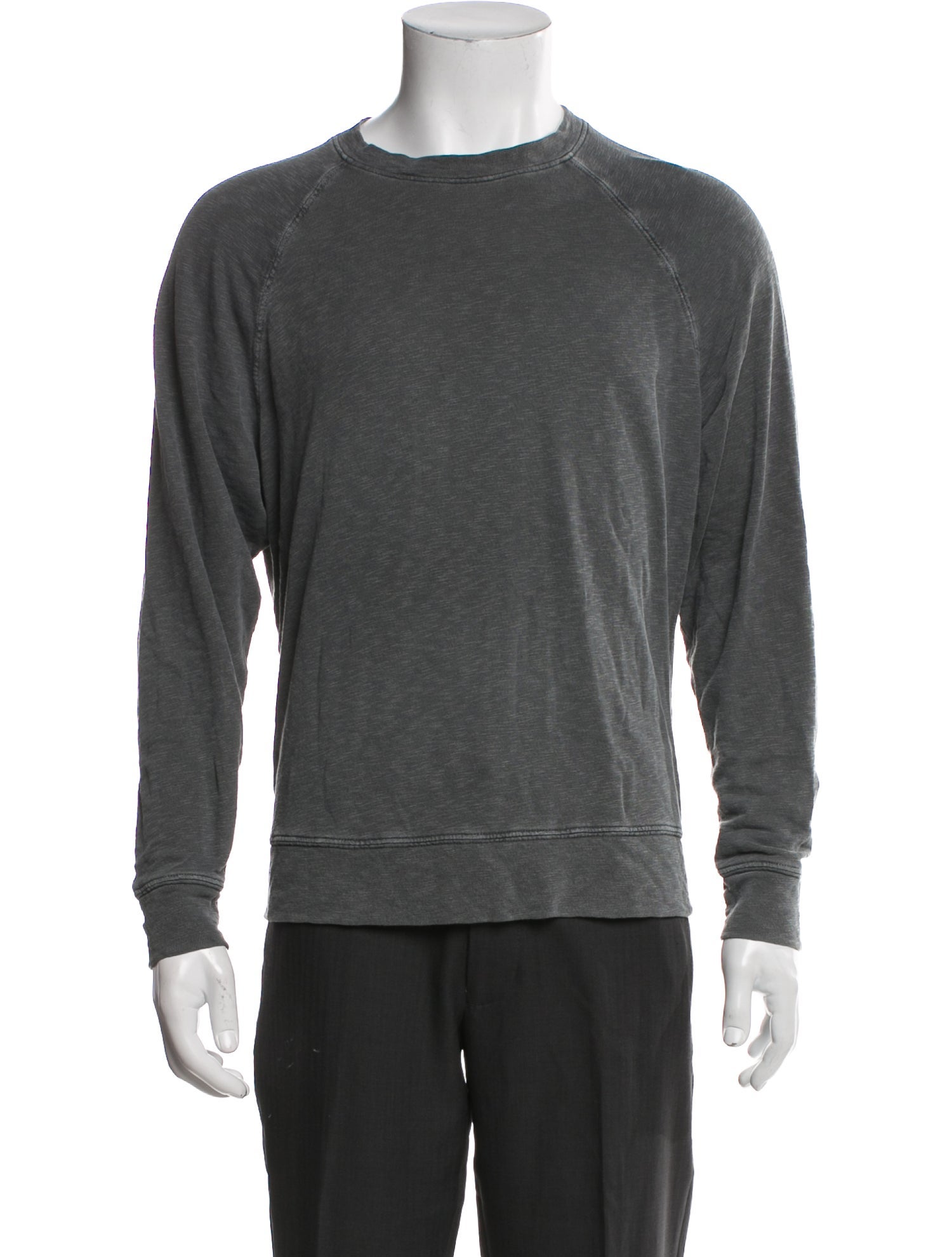 James Perse Crew Neck Long Sleeve Pullover