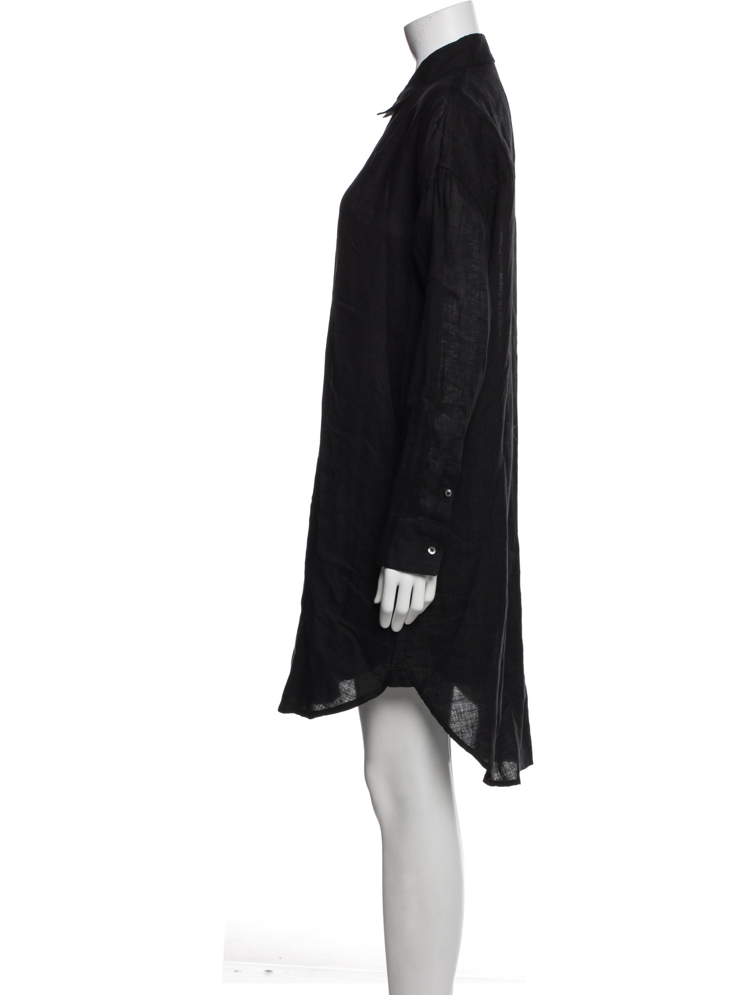 James Perse Linen Knee-Length Dress