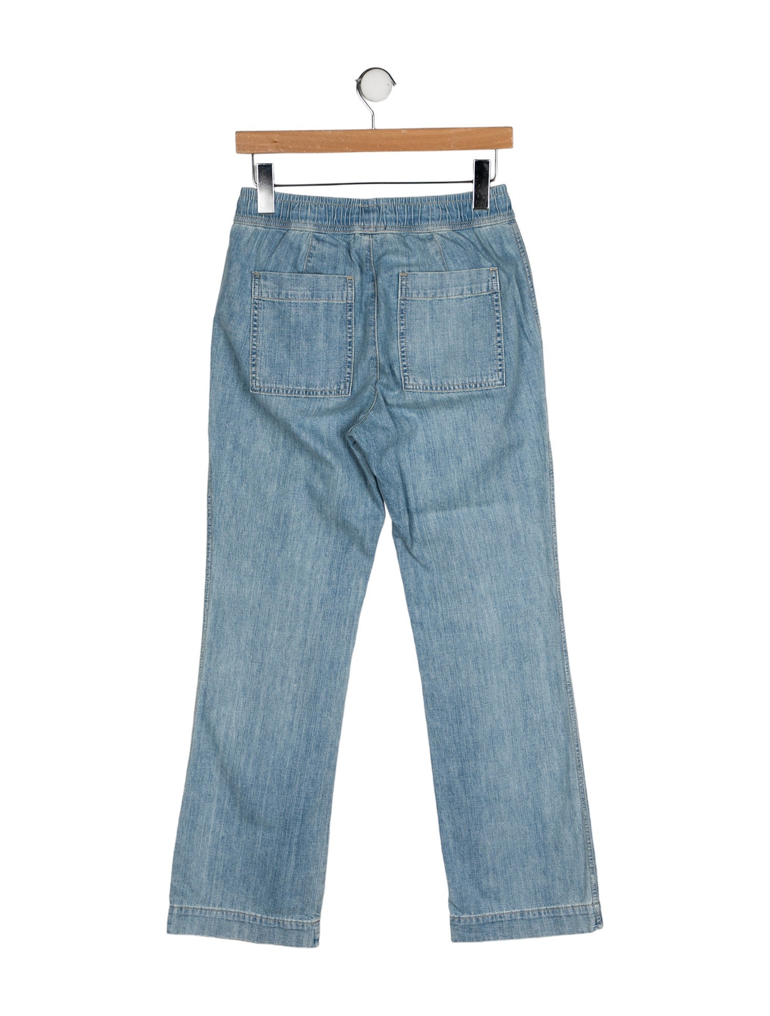 James Perse Mid-Rise Wide Leg Jeans