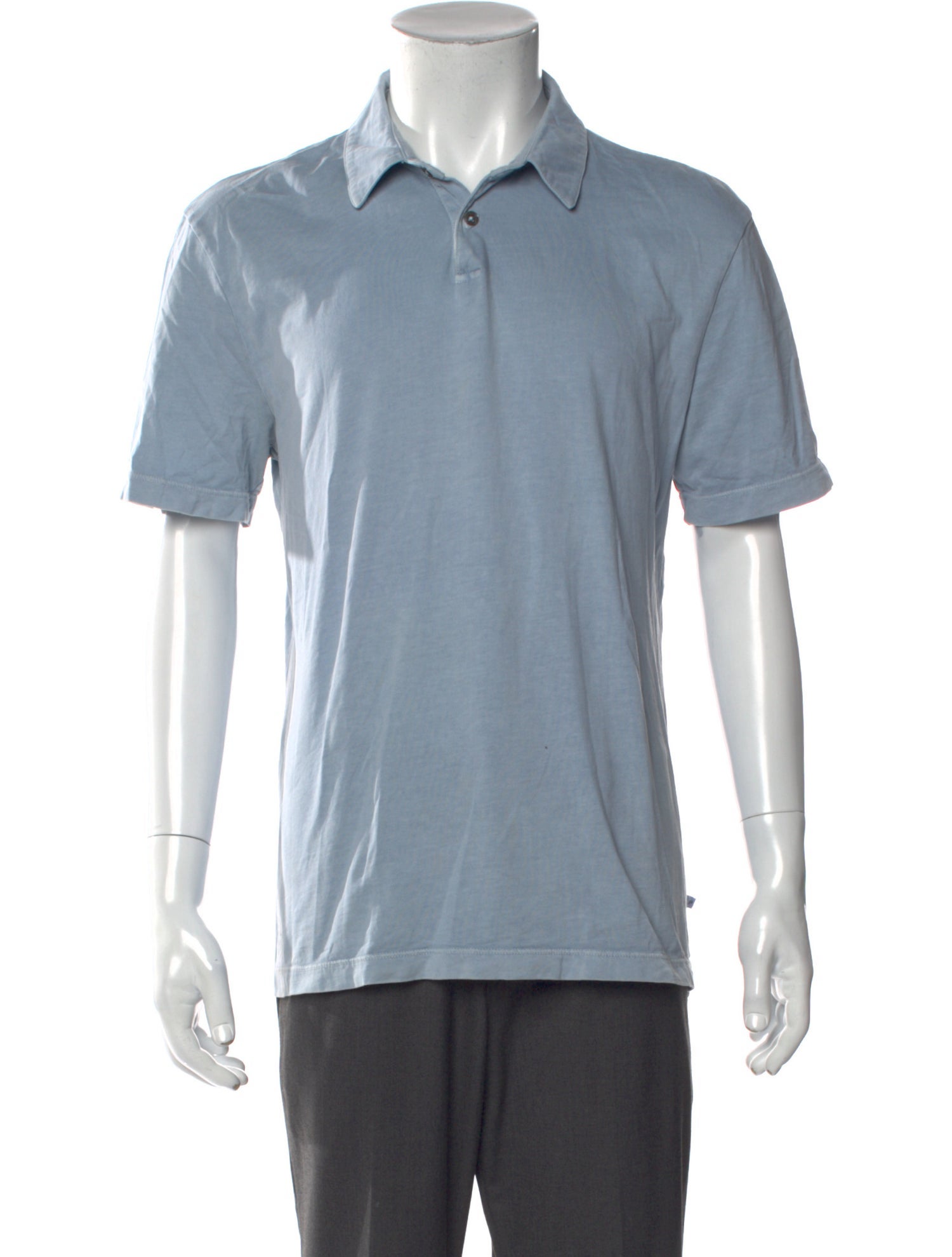 James Perse Collar Short Sleeve Polo Shirt