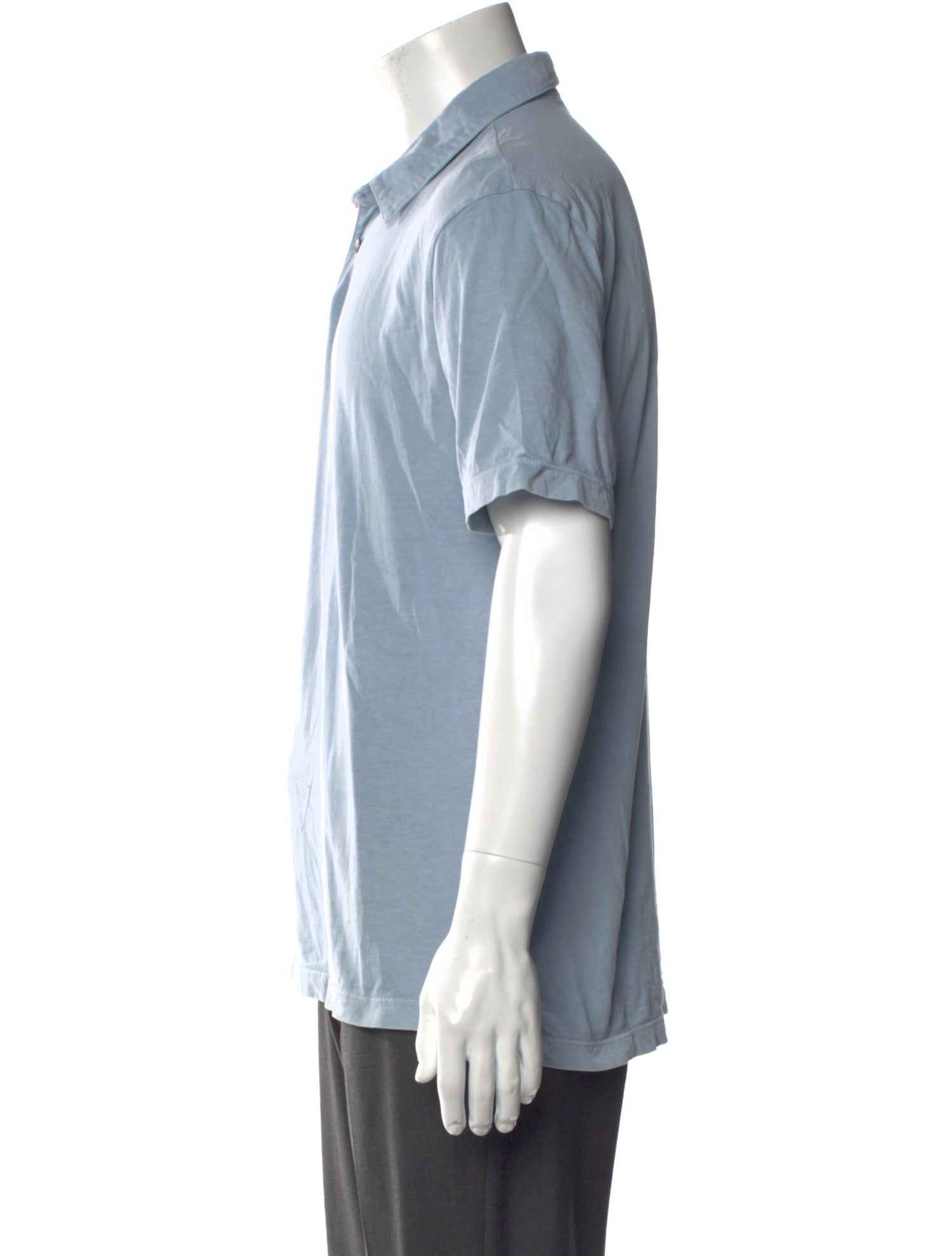 James Perse Collar Short Sleeve Polo Shirt